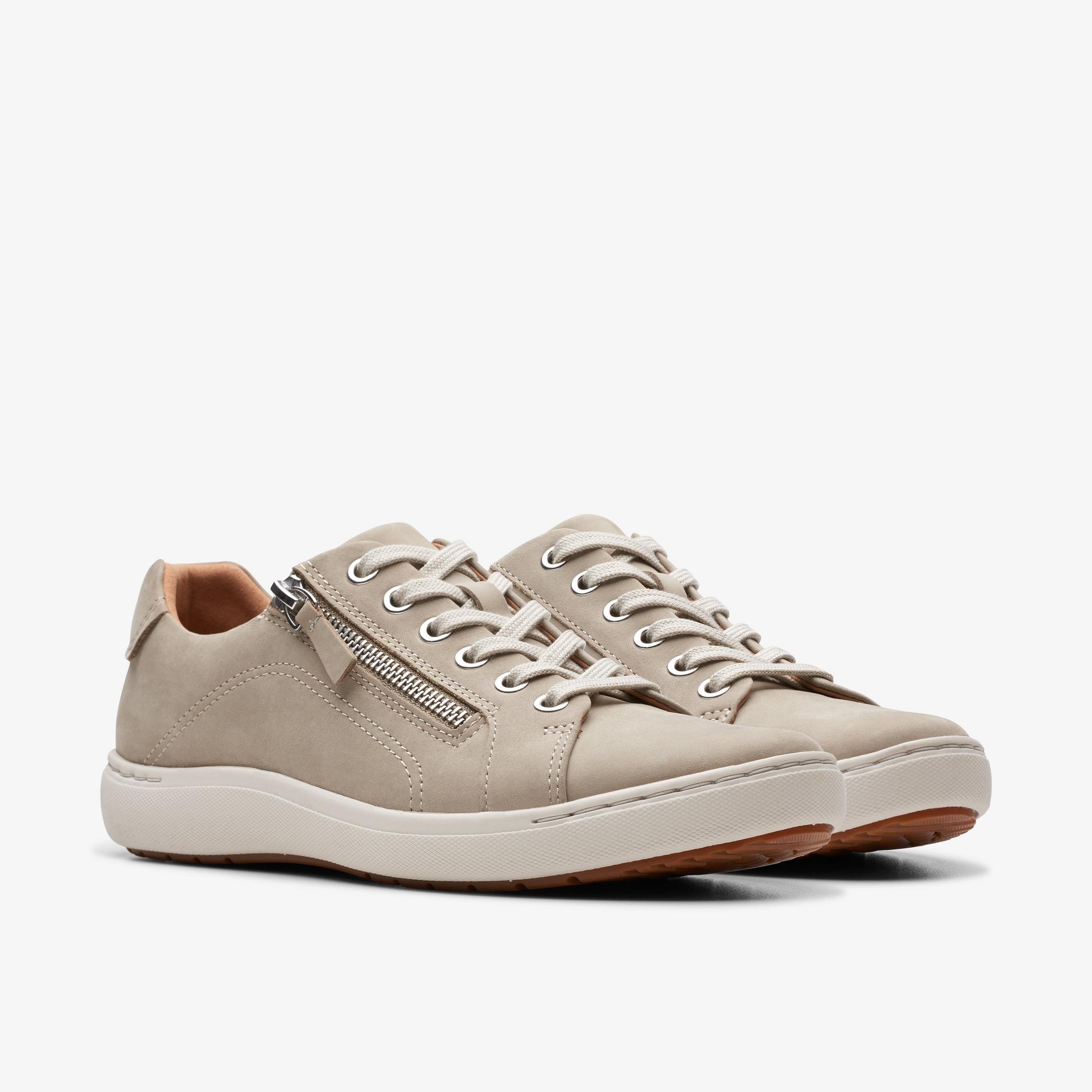 WOMENS Nalle Lace Stone Nubuck Sneakers | Clarks US