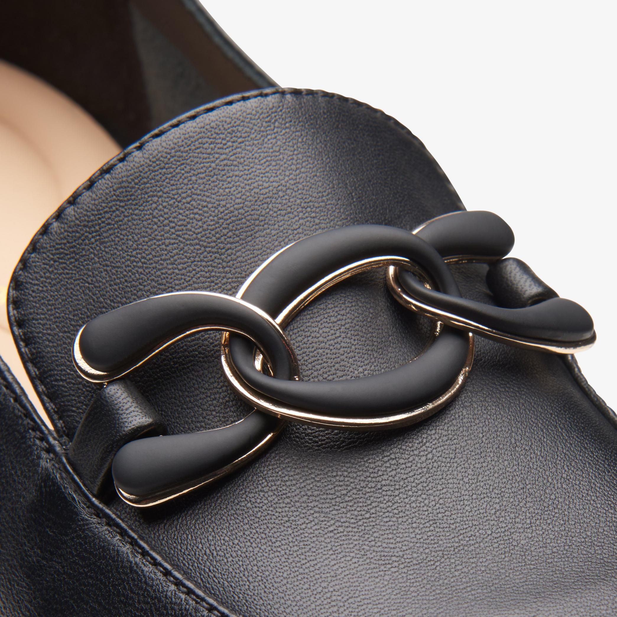 Sarafyna Rae Black Leather Loafers, view 7 of 7