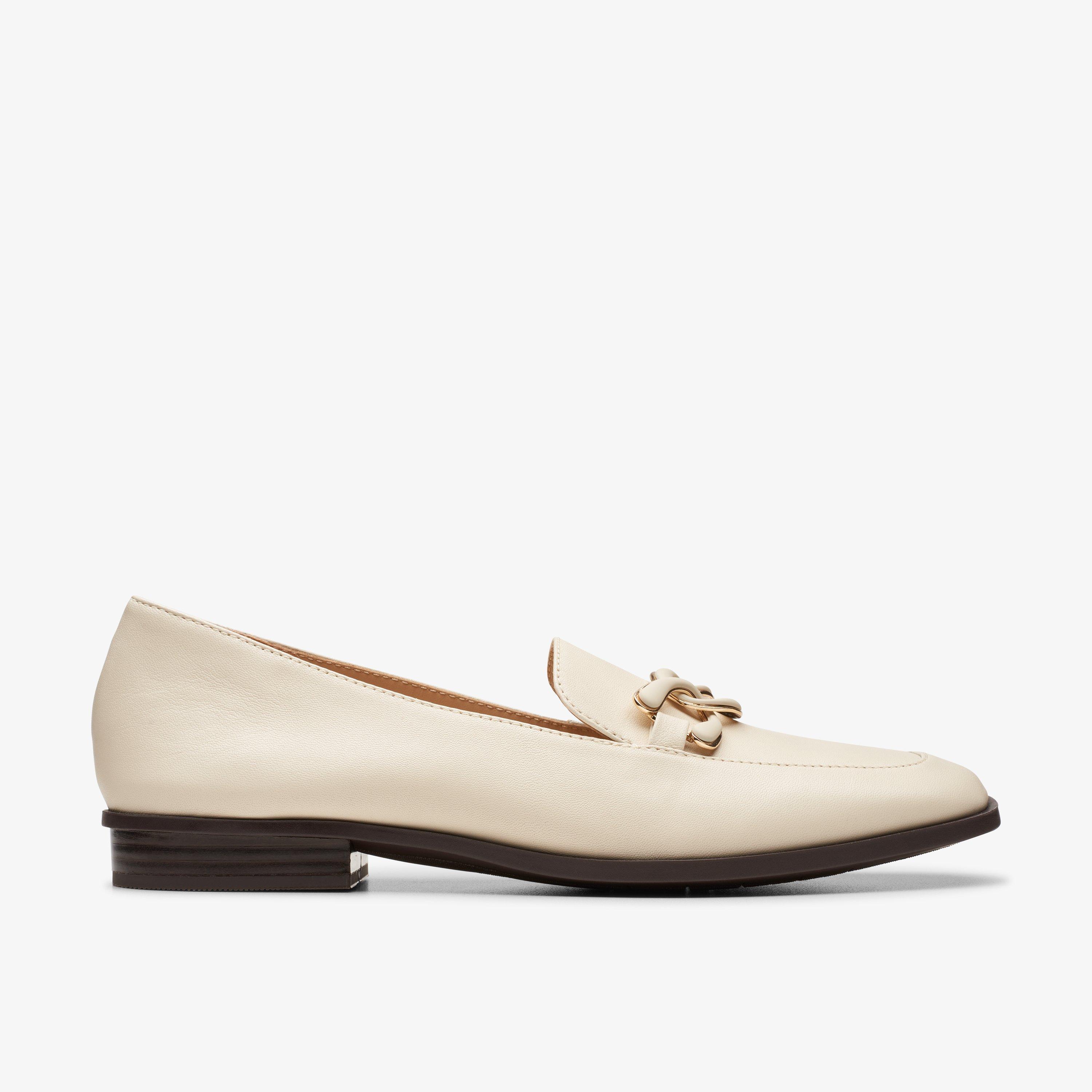 WOMENS Sarafyna Rae Ivory Leather Loafers | Clarks US