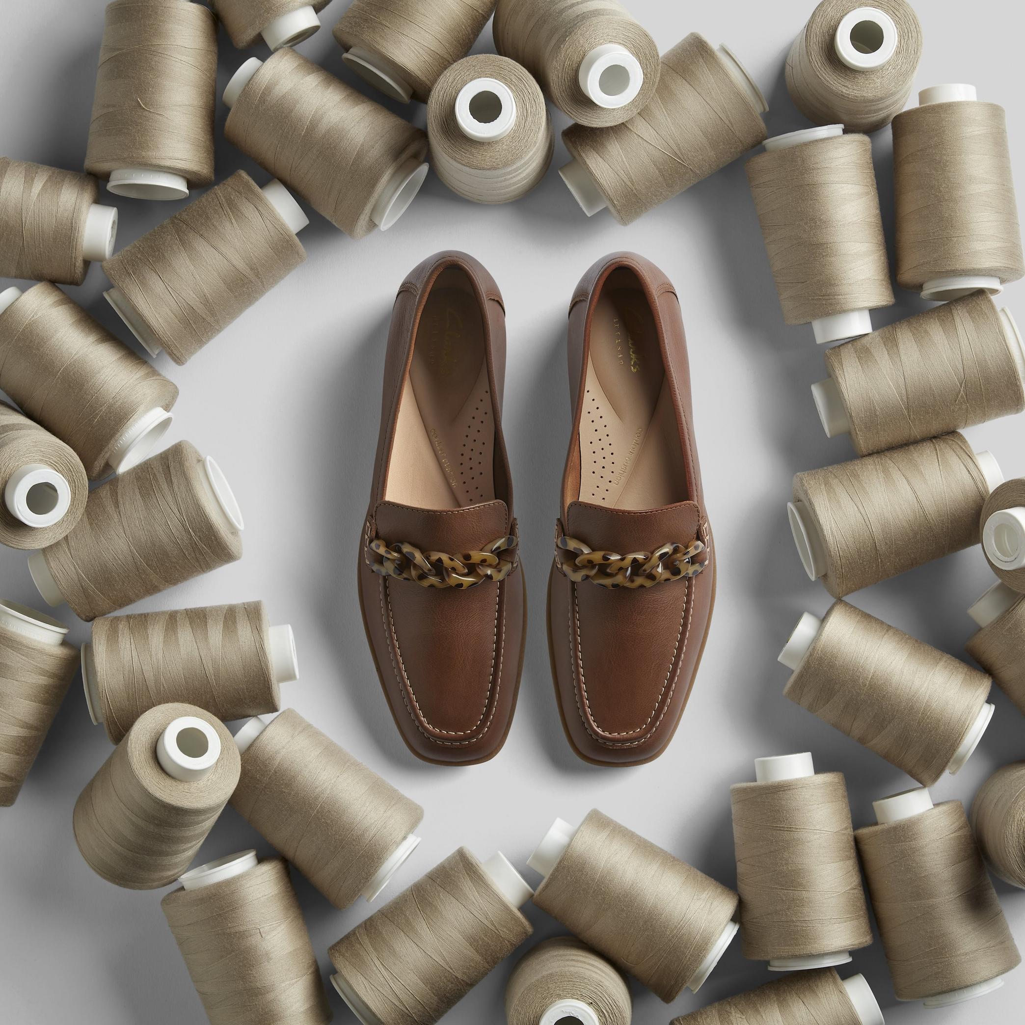 Sarafyna Iris Tan Leather Loafers, view 11 of 11