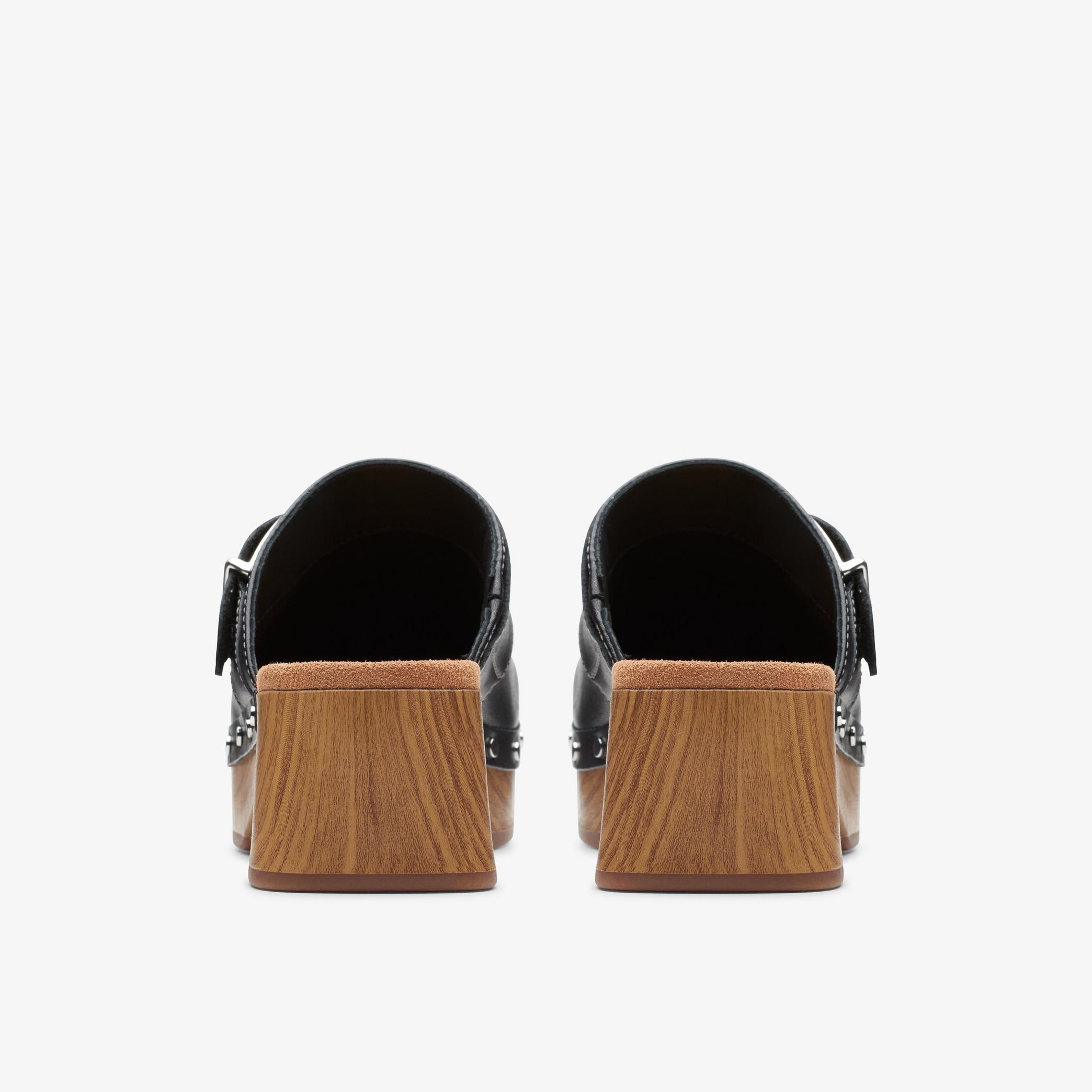 Sivanne Sun Black Leather Mules, view 5 of 6