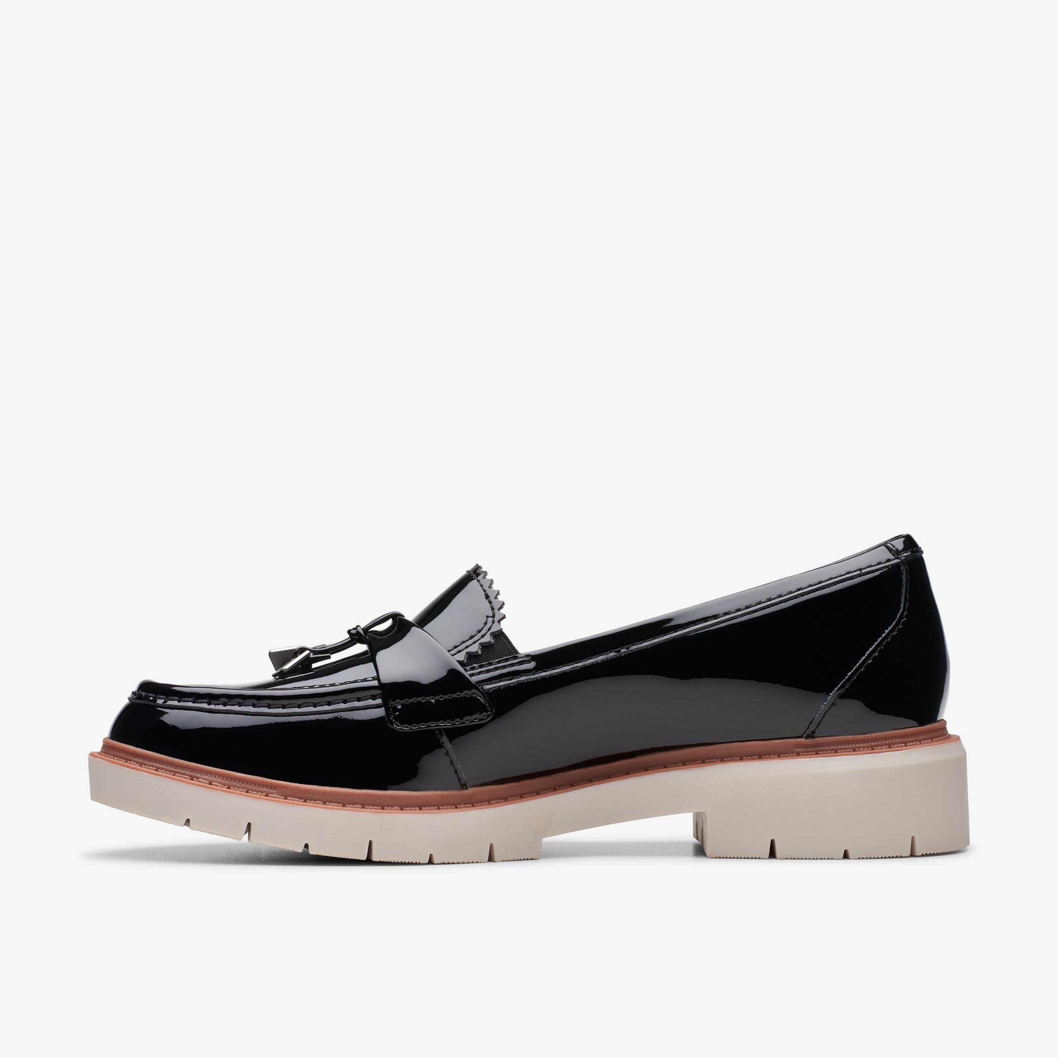 Westlynn Bella Black Patent Loafers, view 2 of 6
