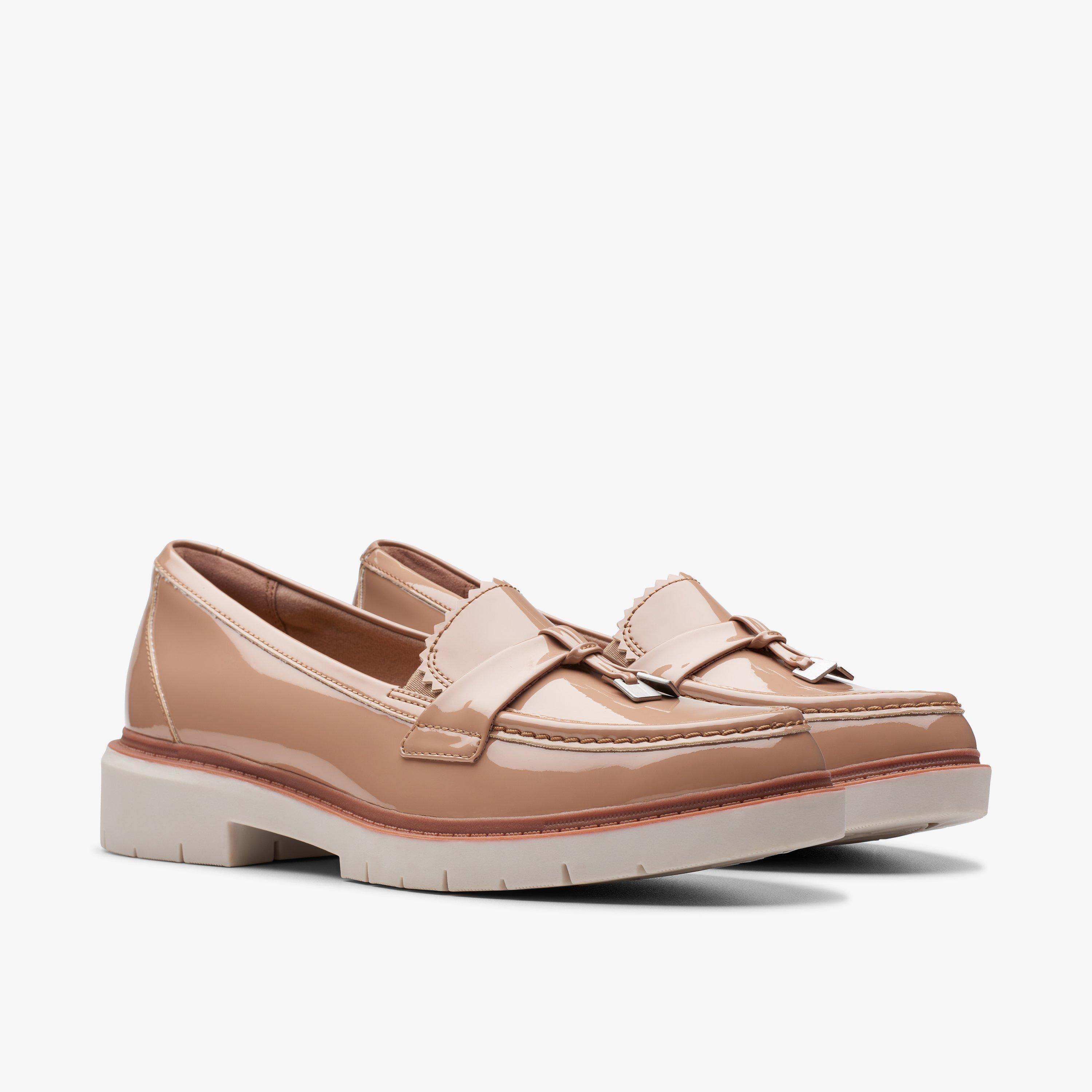 Clarks sales pink loafers