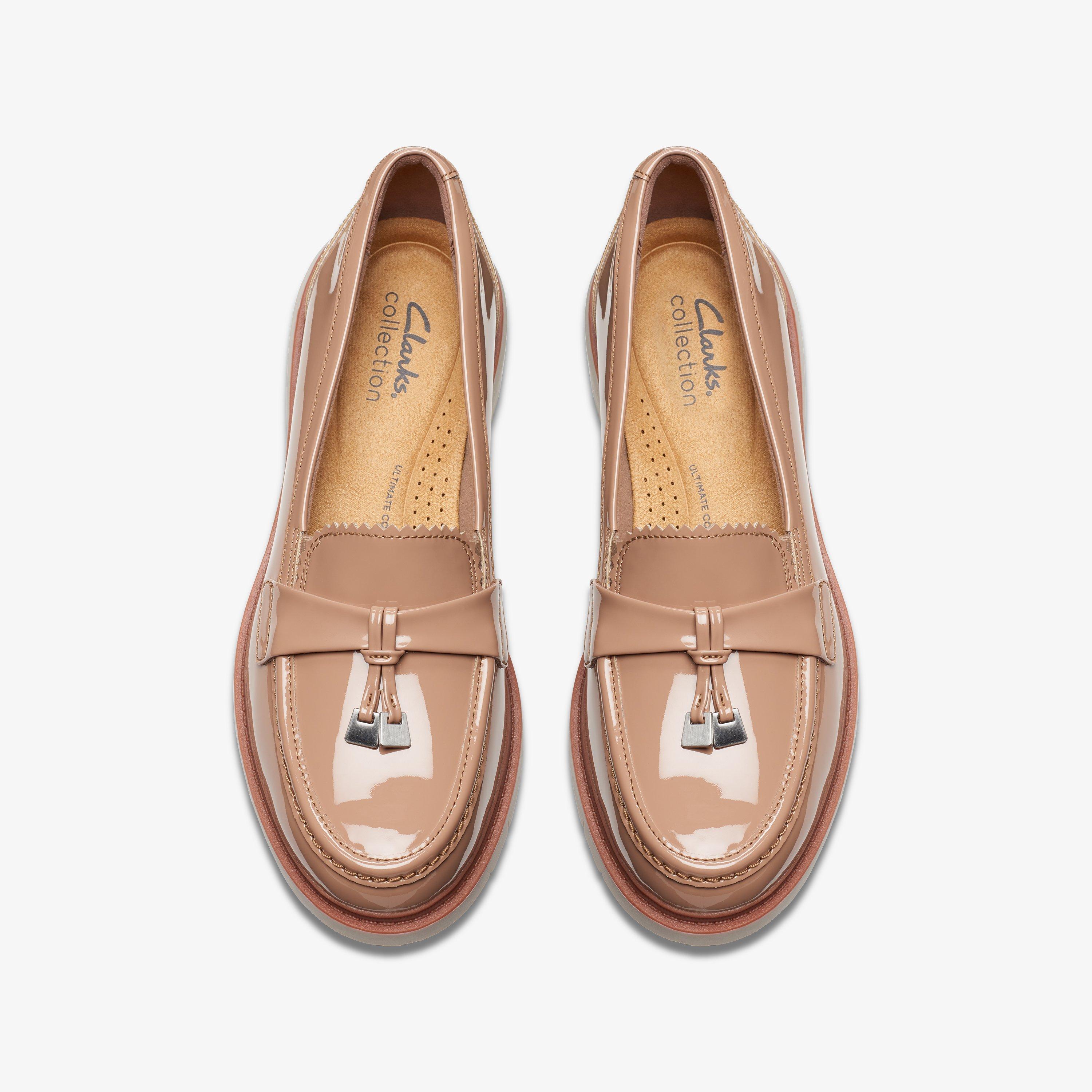 Clarks ladies cheap tan shoes