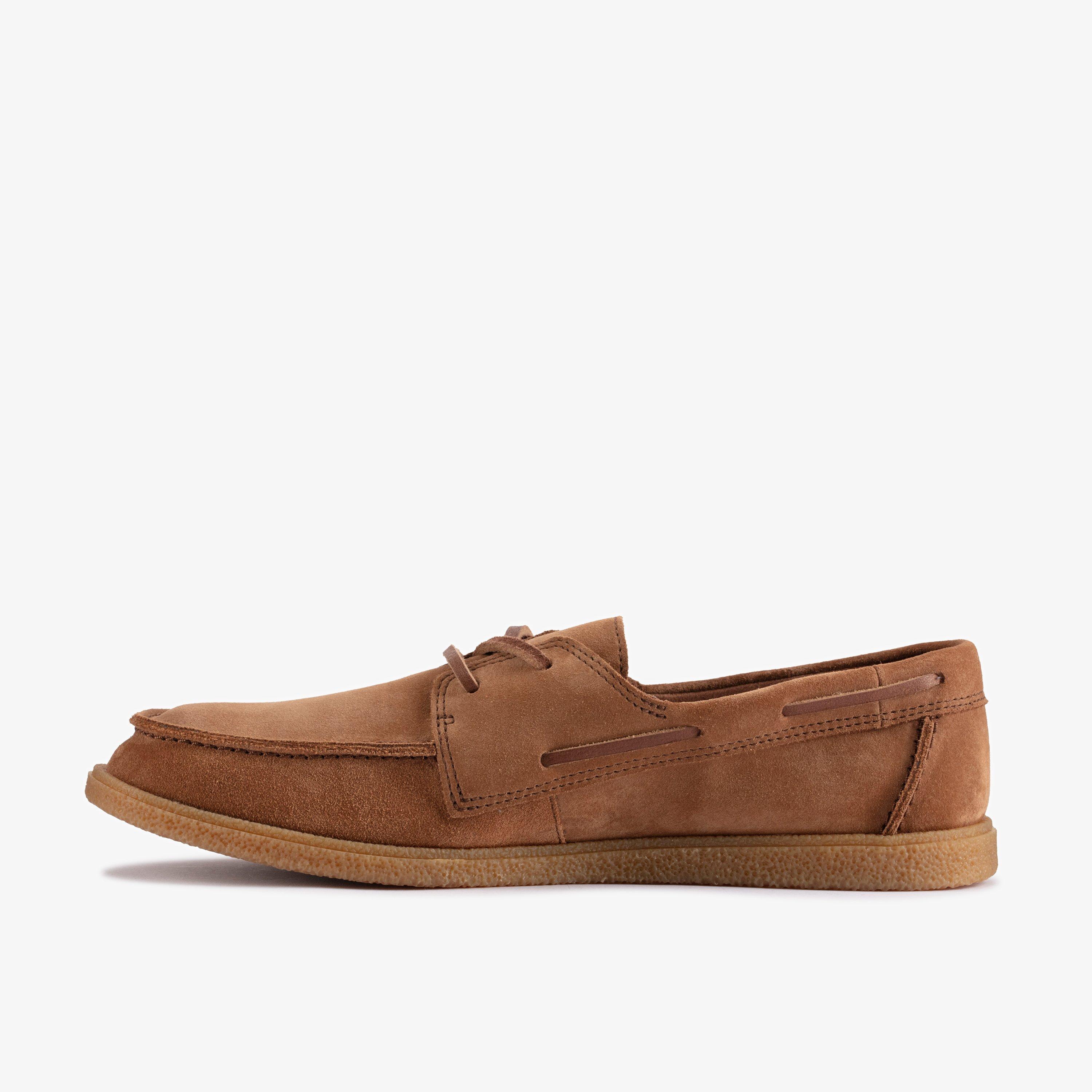 Chaussures Clarks Clarkbay Go Homme - Nubuck - Confortables Et Légères