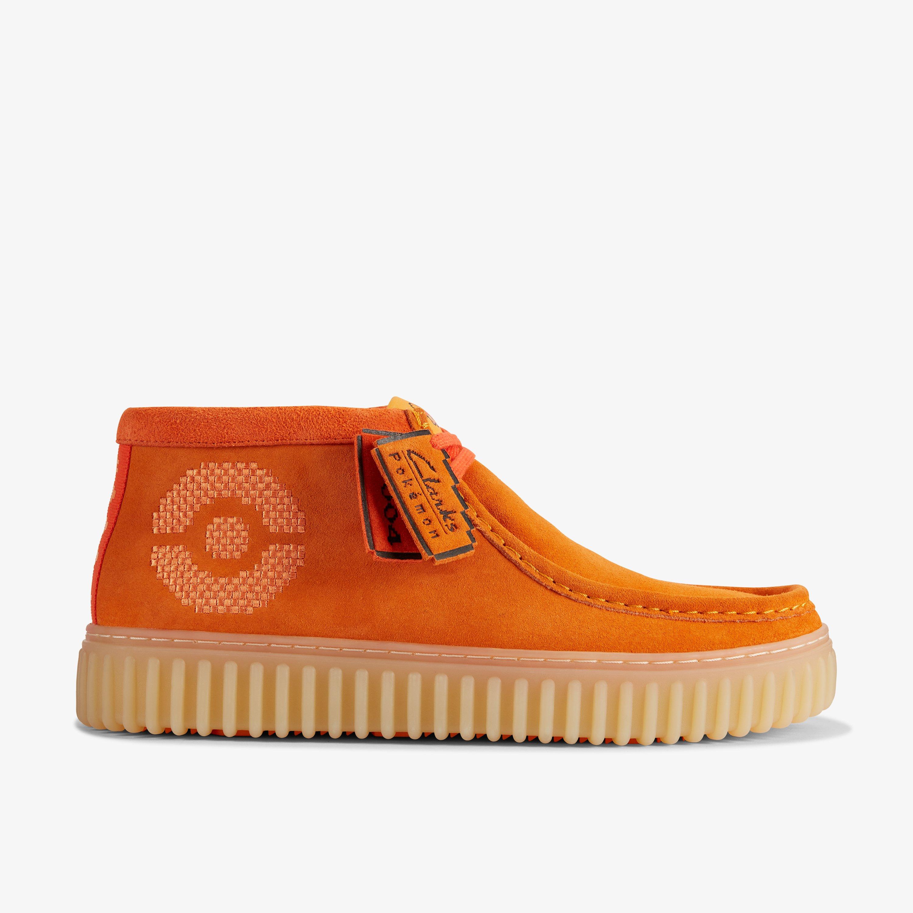 Clarks boots womens store orange