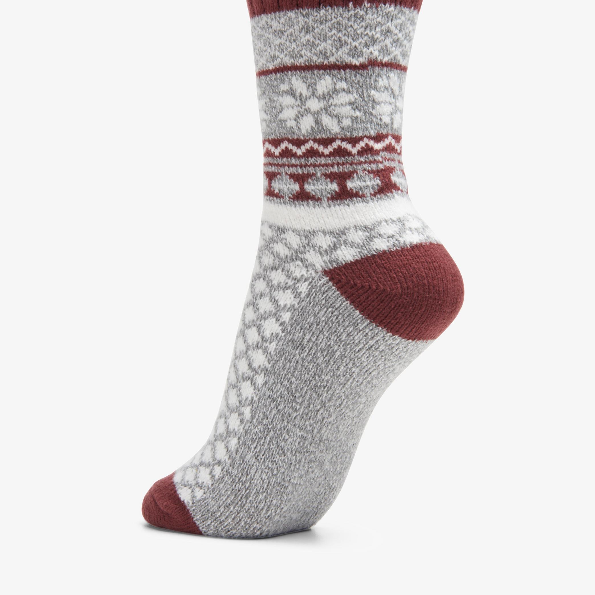 WOMENS Holiday Chenielle Burgundy Socks | Clarks US