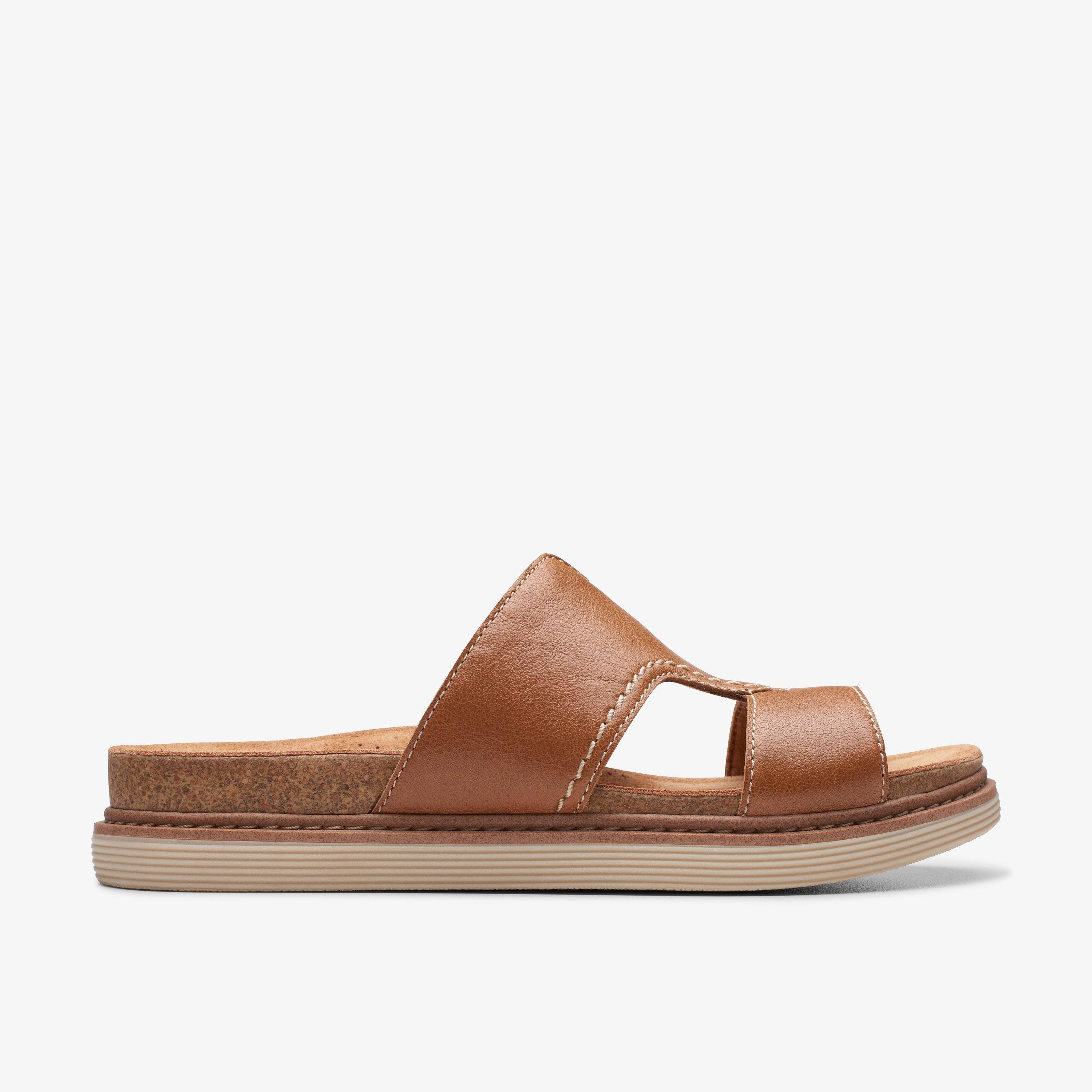 Clarks leather deals sandals