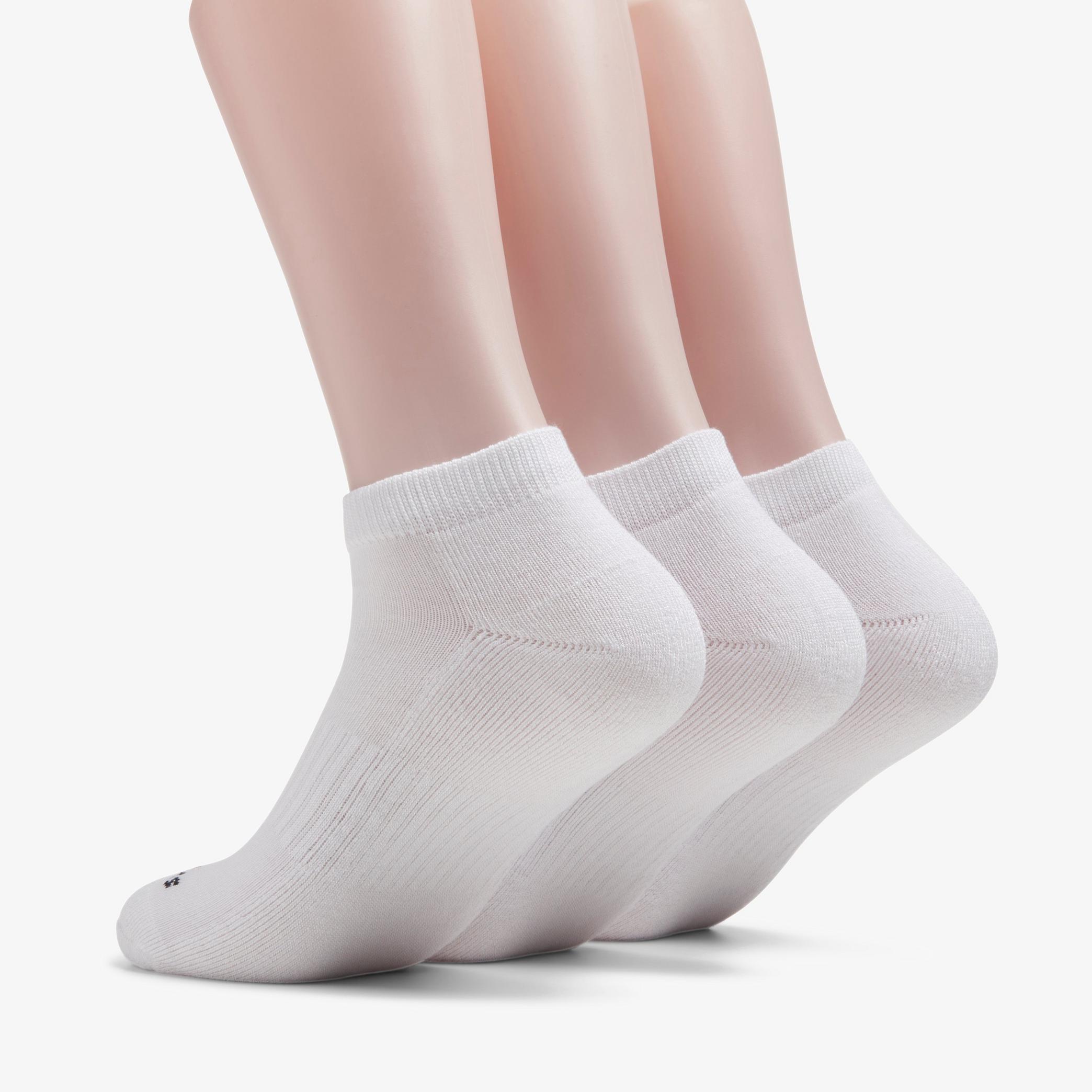 MENS 3 Pack Athletic White Socks | Clarks US