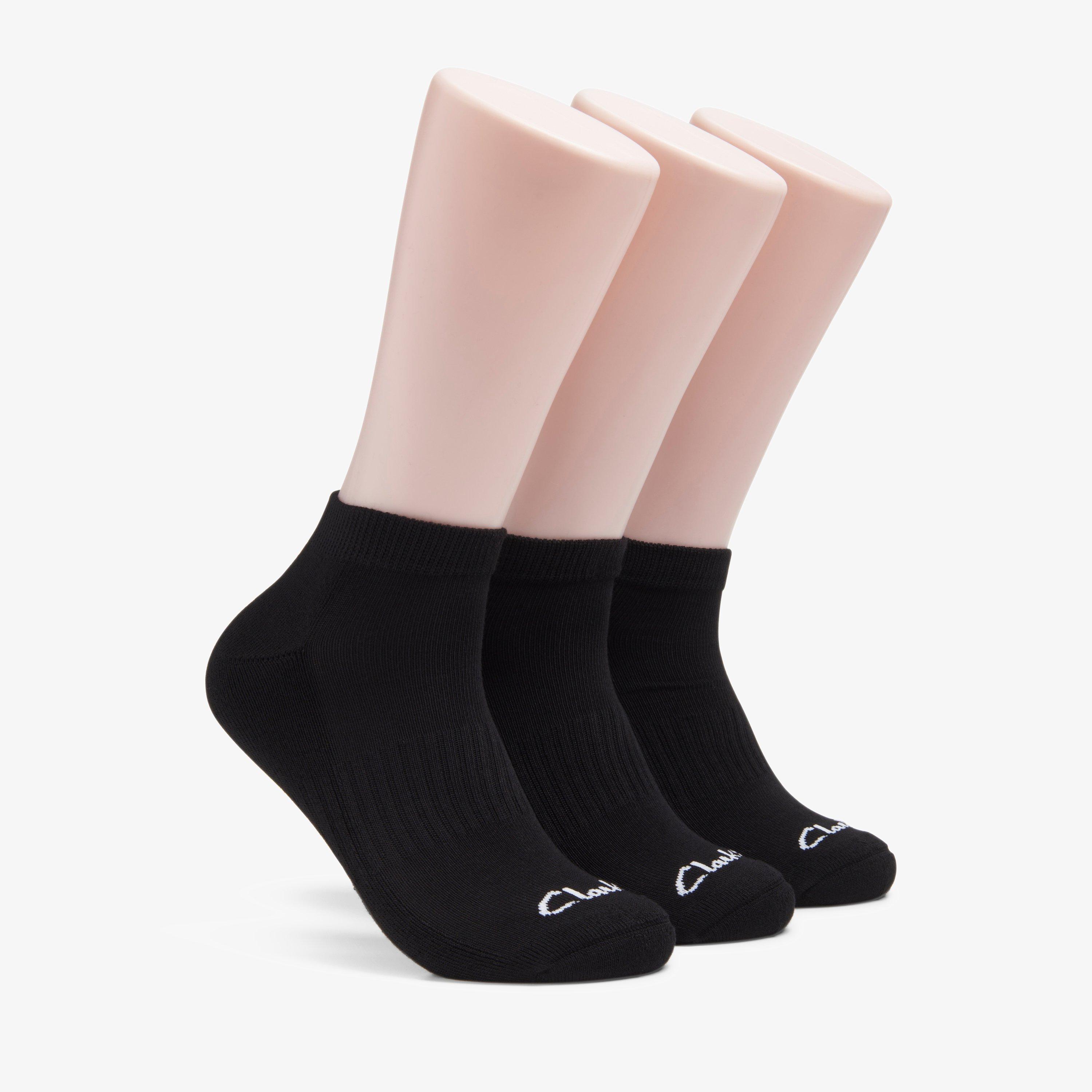 3 Pack Athletic NS Multicolor Black Socks, view 1 of 3