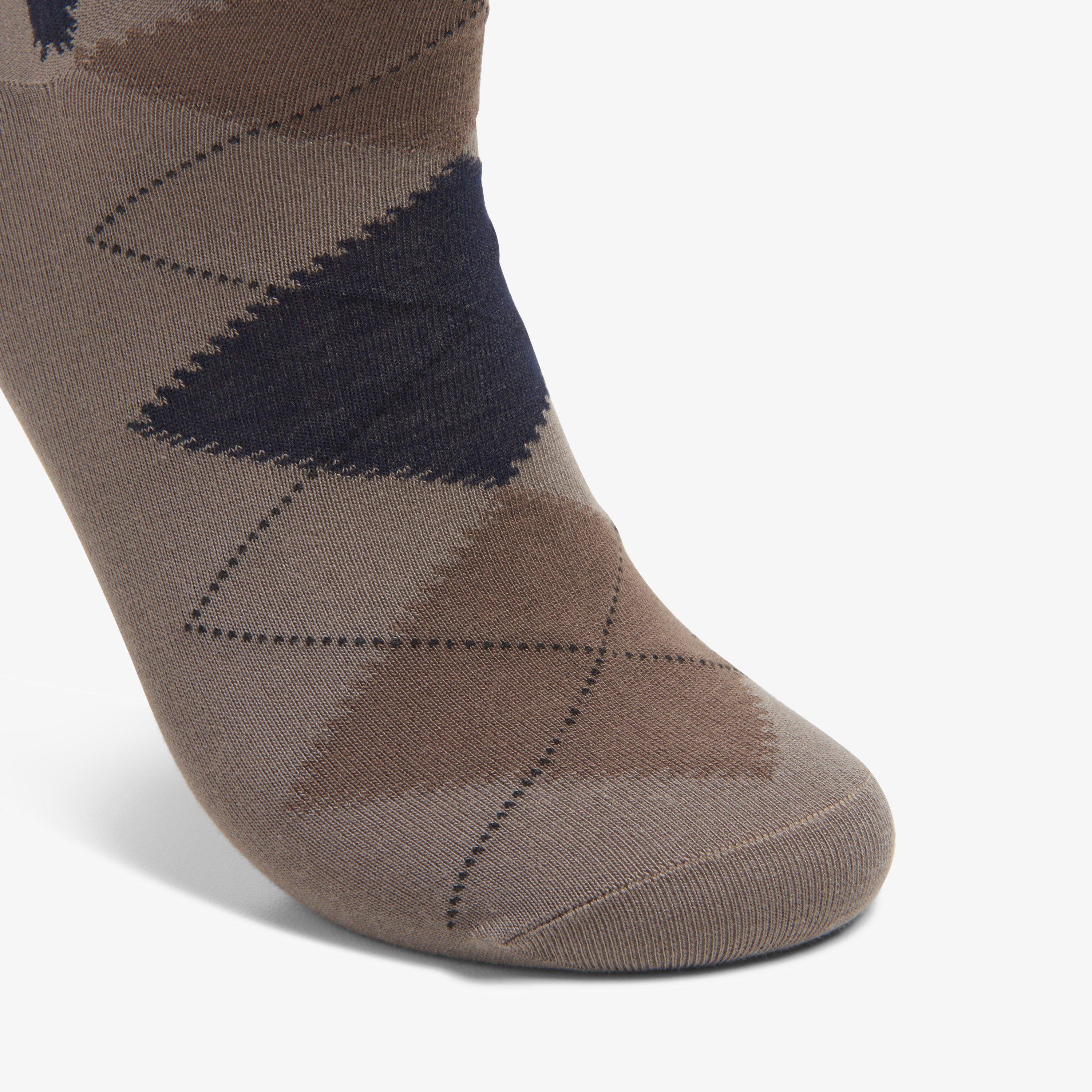 MENS Mens Argyle Taupe Socks Clarks US
