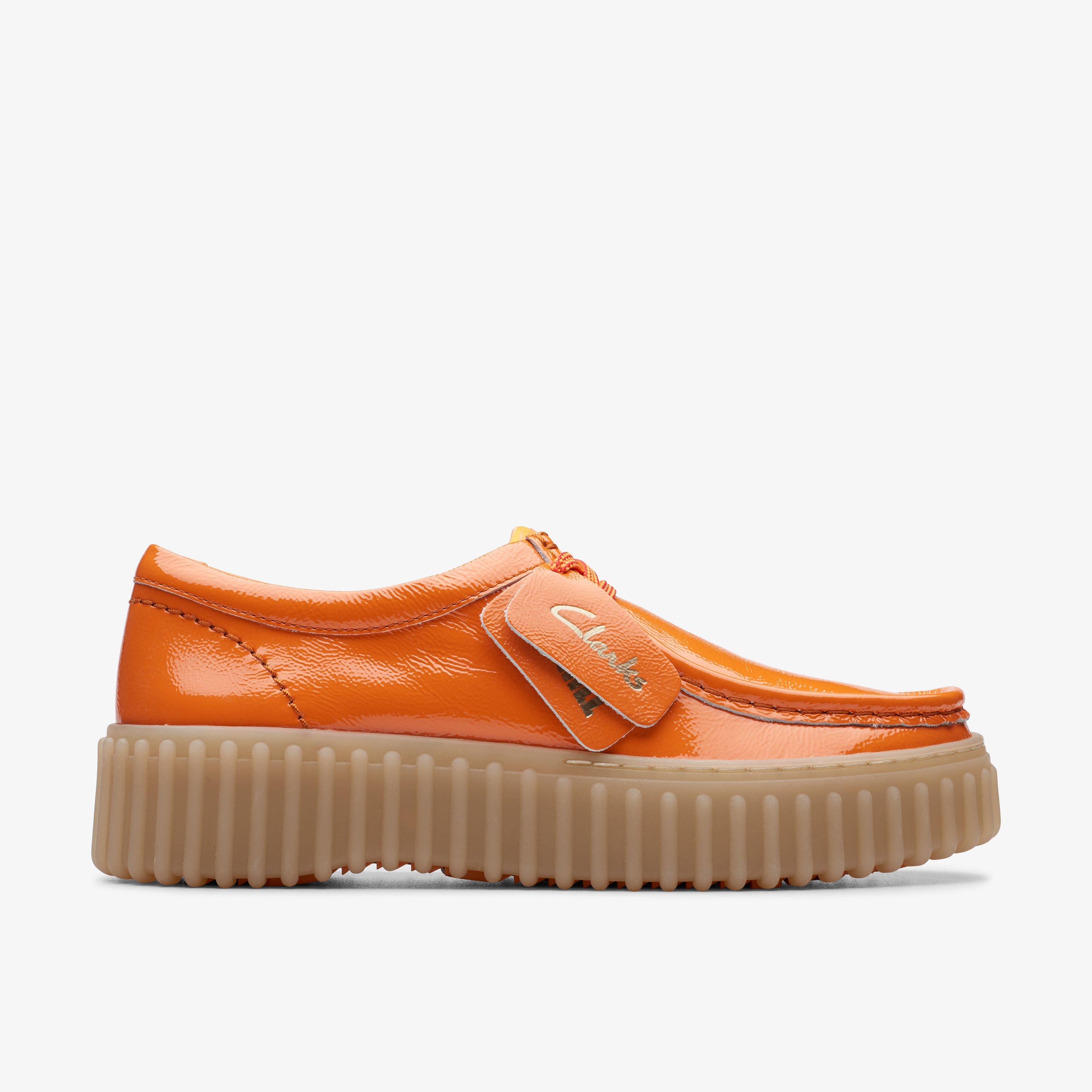 Clarks sneakers best sale womens orange