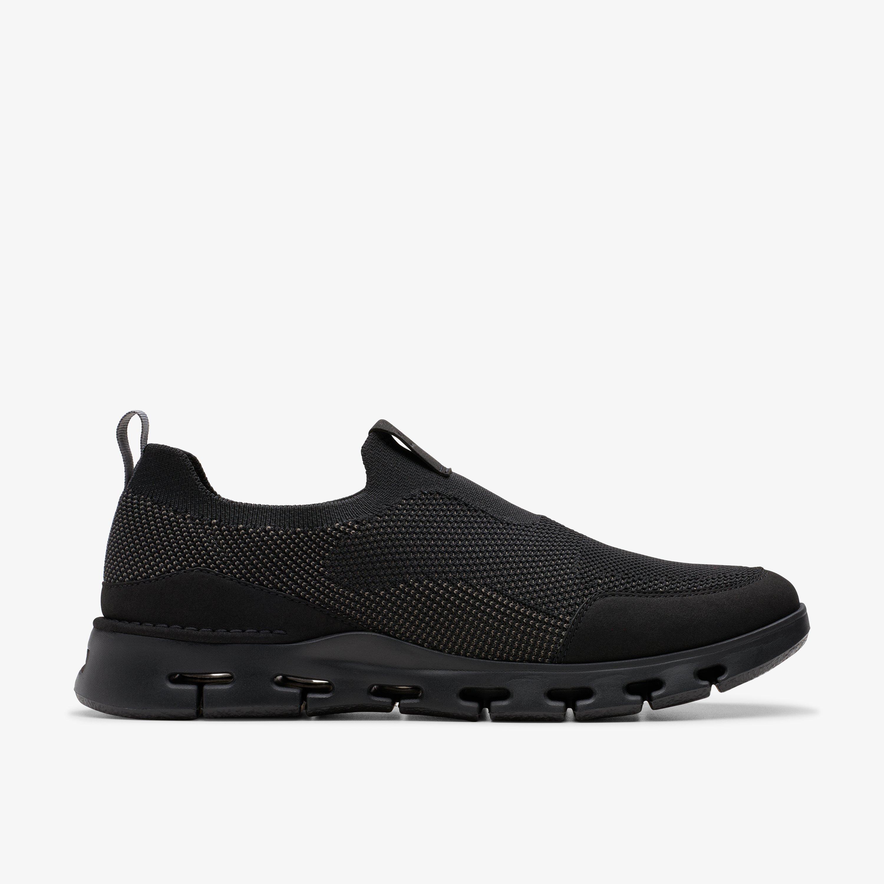 MENS Nature X Ease Black Combination Sneakers | Clarks US