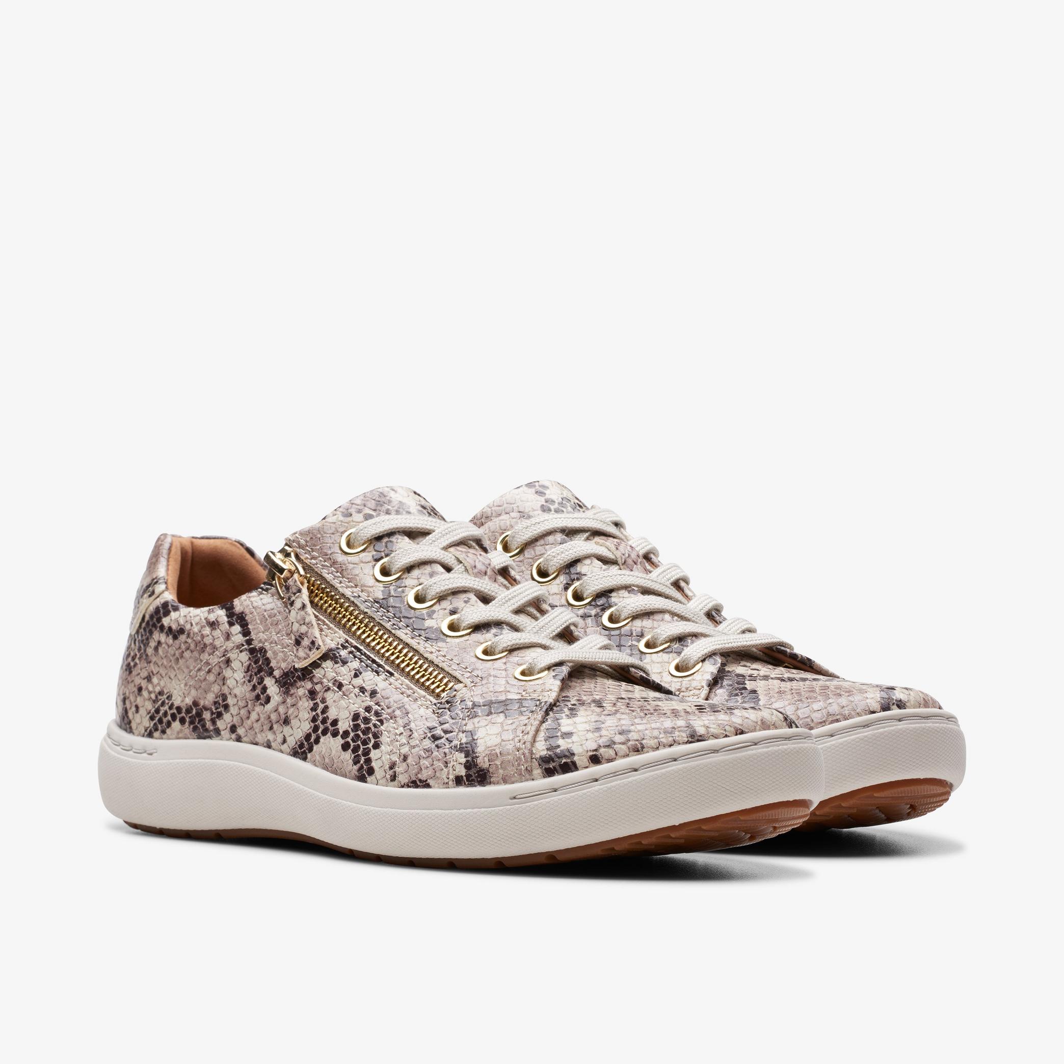 Nalle Lace Snake Print Sneakers, view 4 of 7