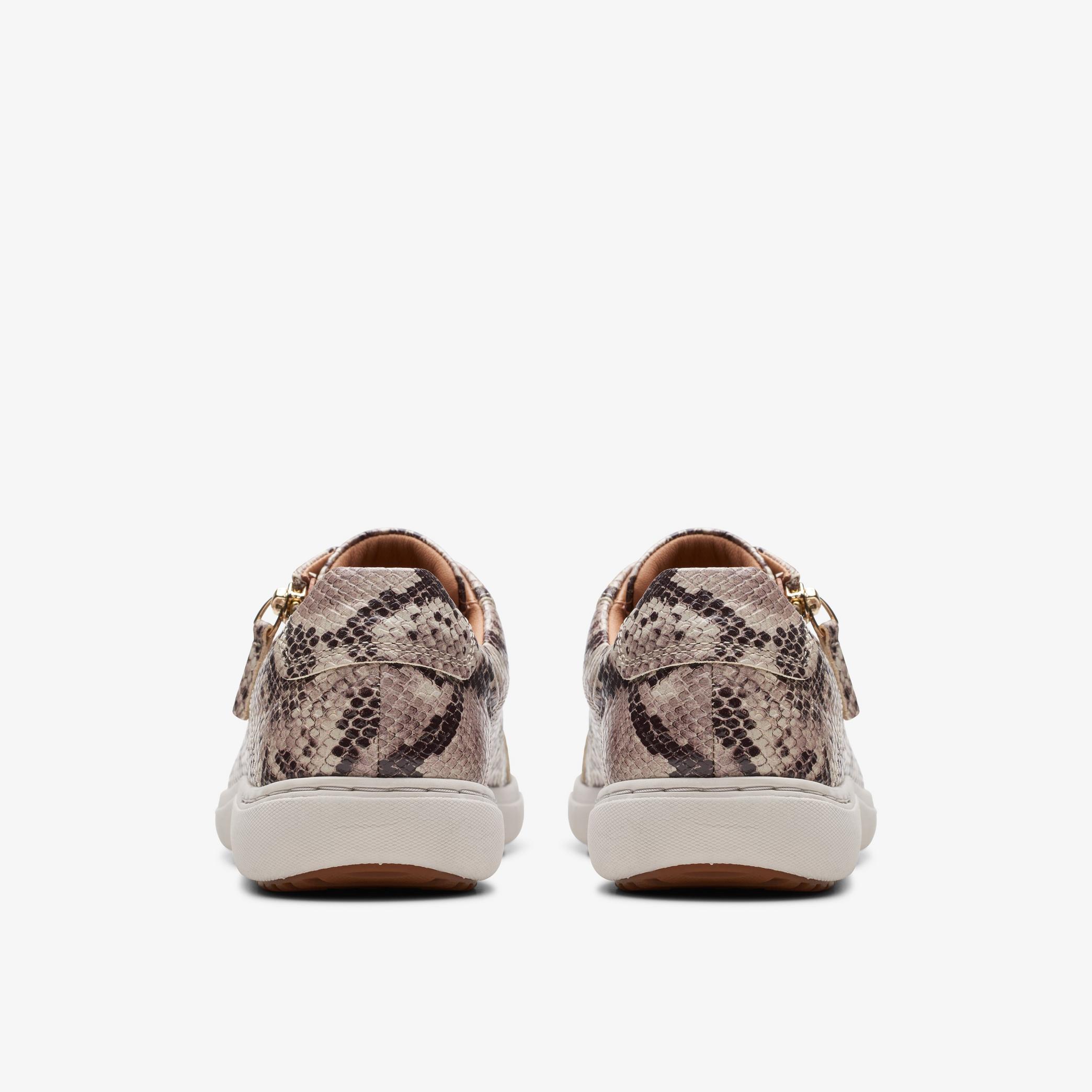 Nalle Lace Snake Print Trainers, view 5 of 7