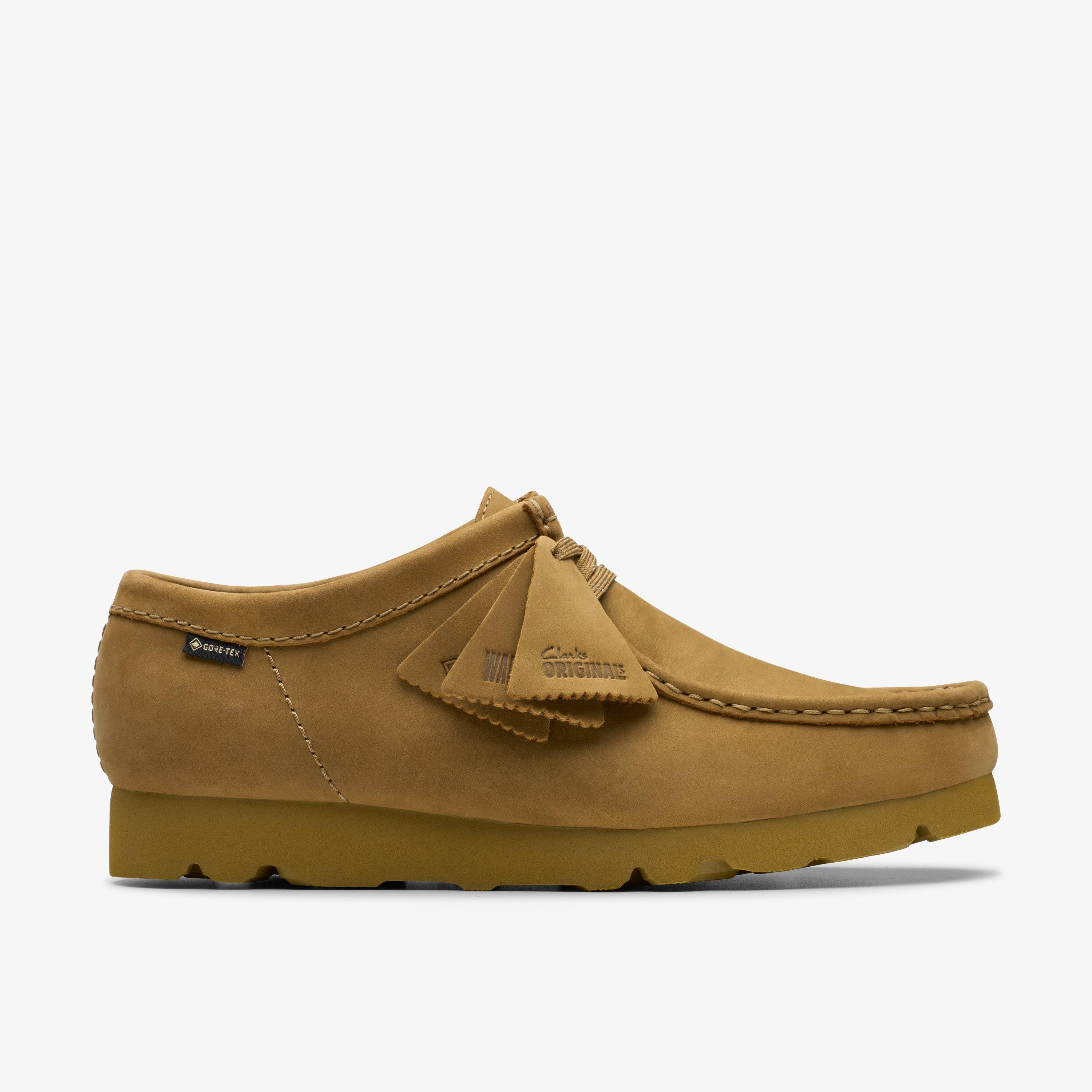 Mens Wallabee Gore Tex Oakmoss Nubuck