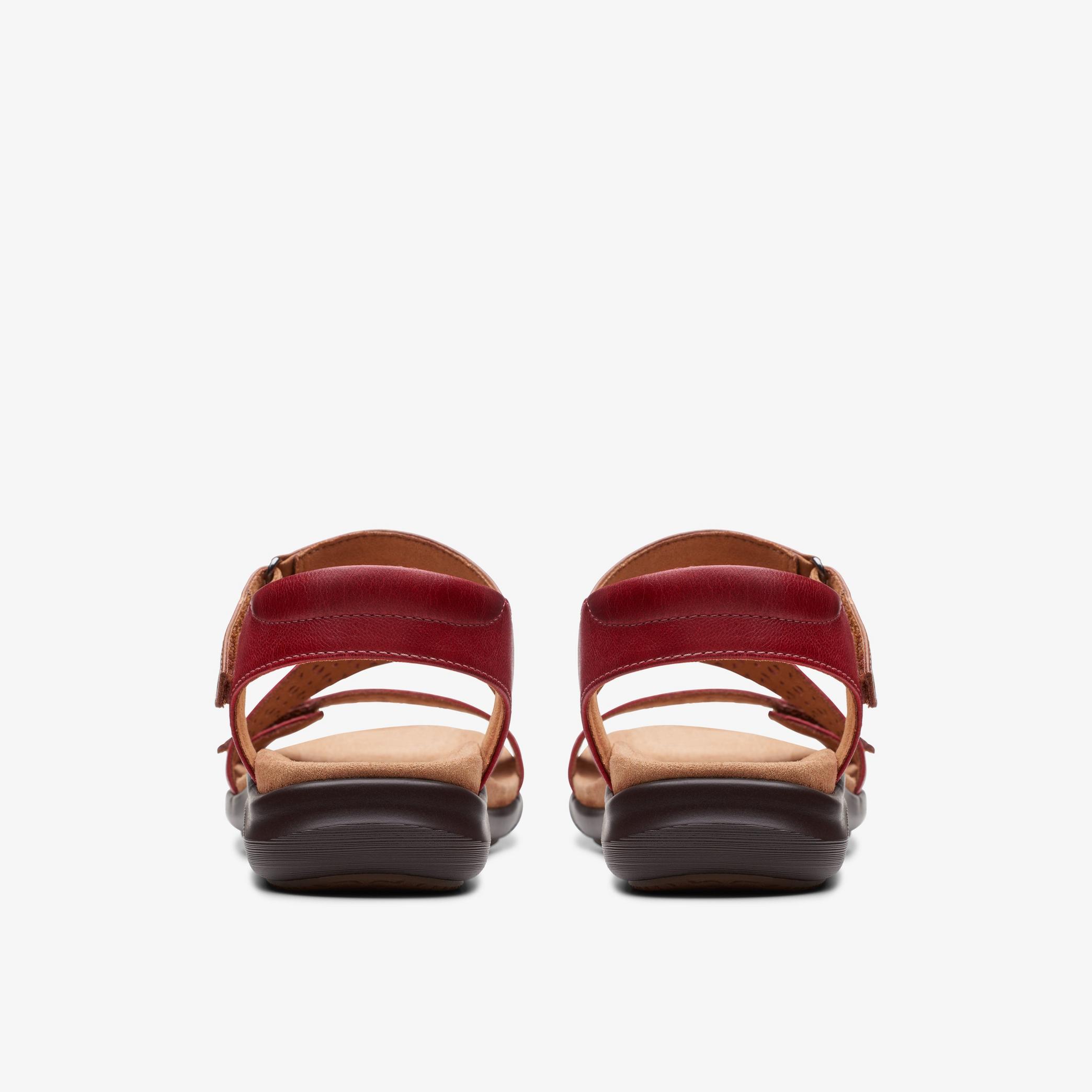 Kitly Way Cherry Leather Flat Sandals, view 5 of 6