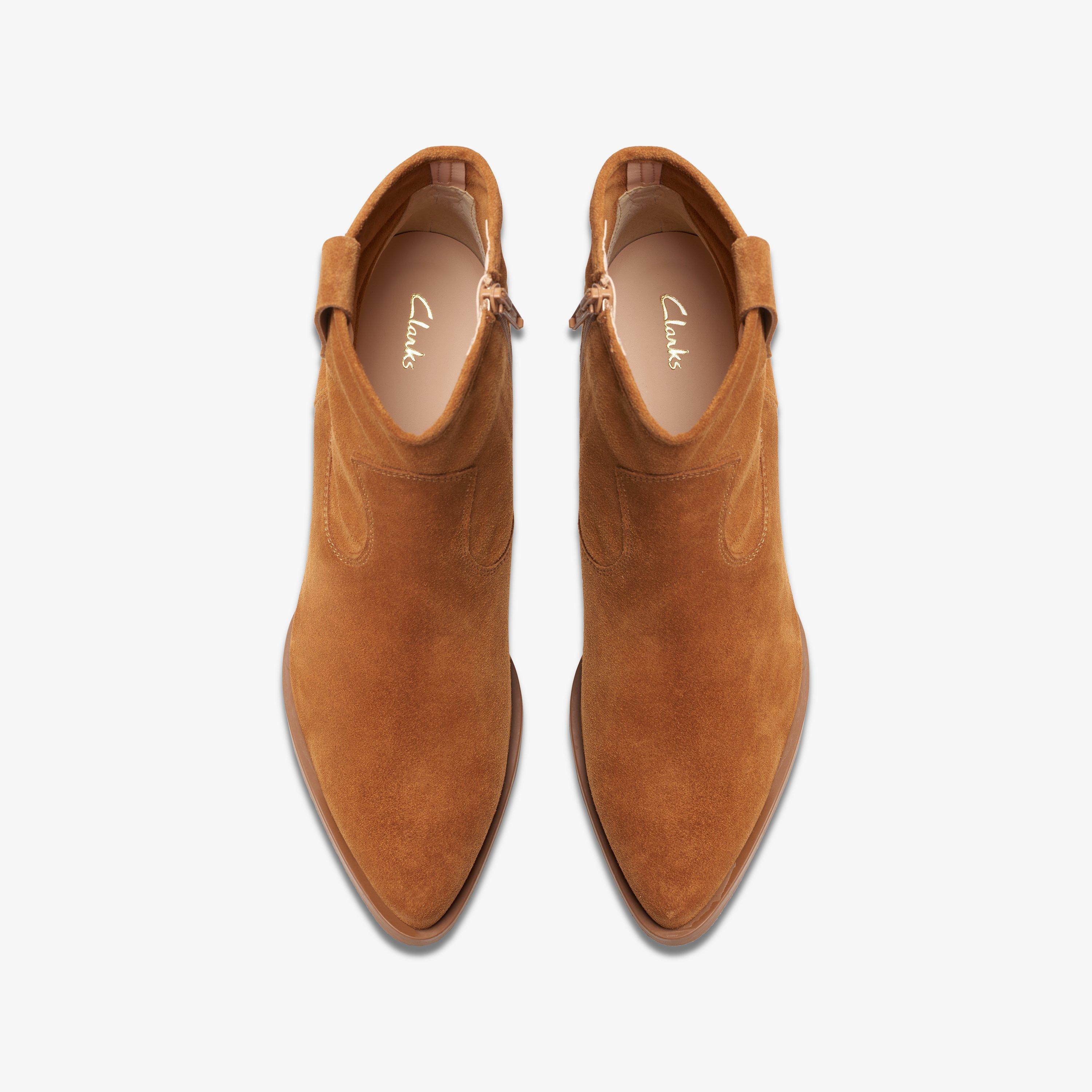 Tan Suede Tulli Ankle Boots | Ravel