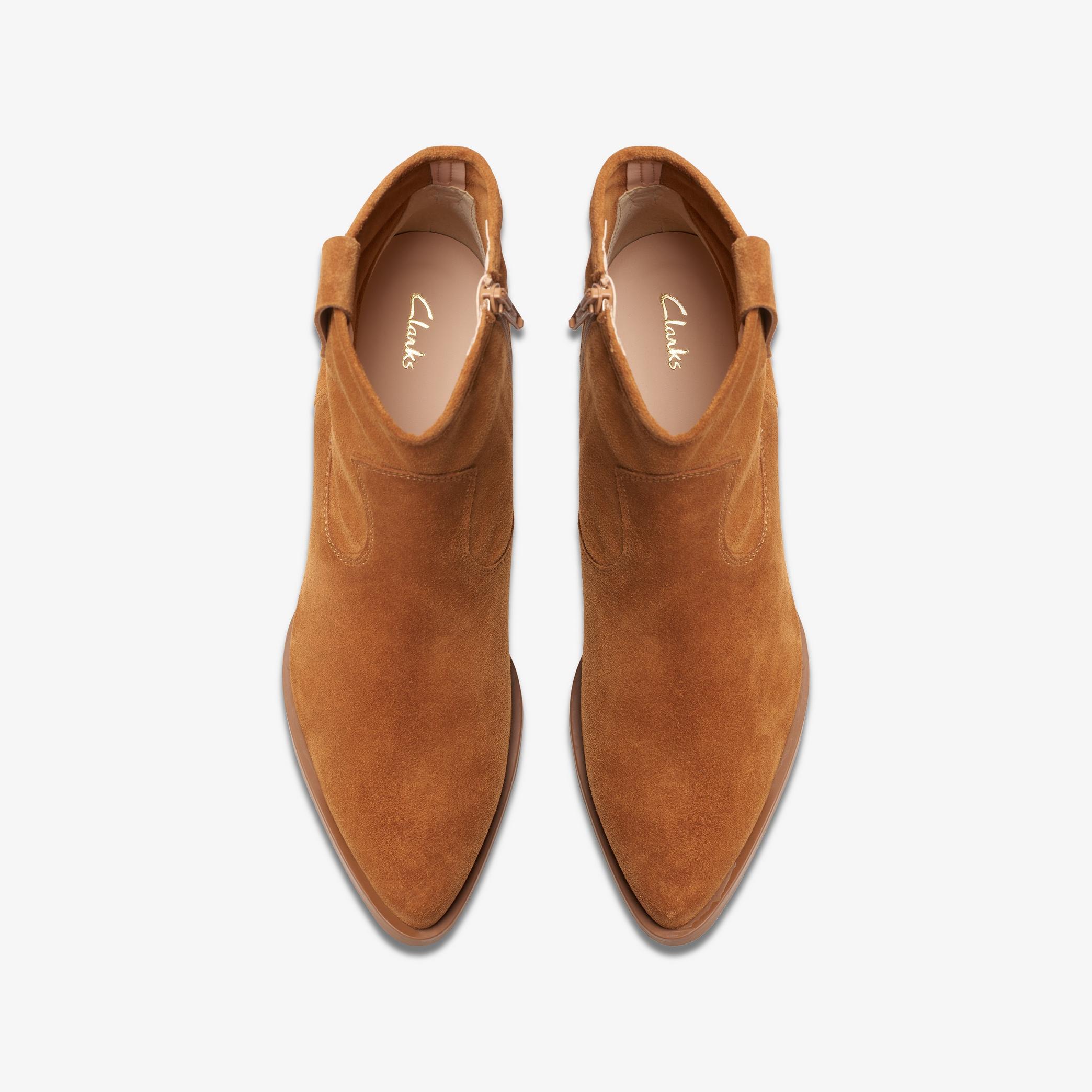 Elder Rae Tan Suede Ankle Boots, view 7 of 7