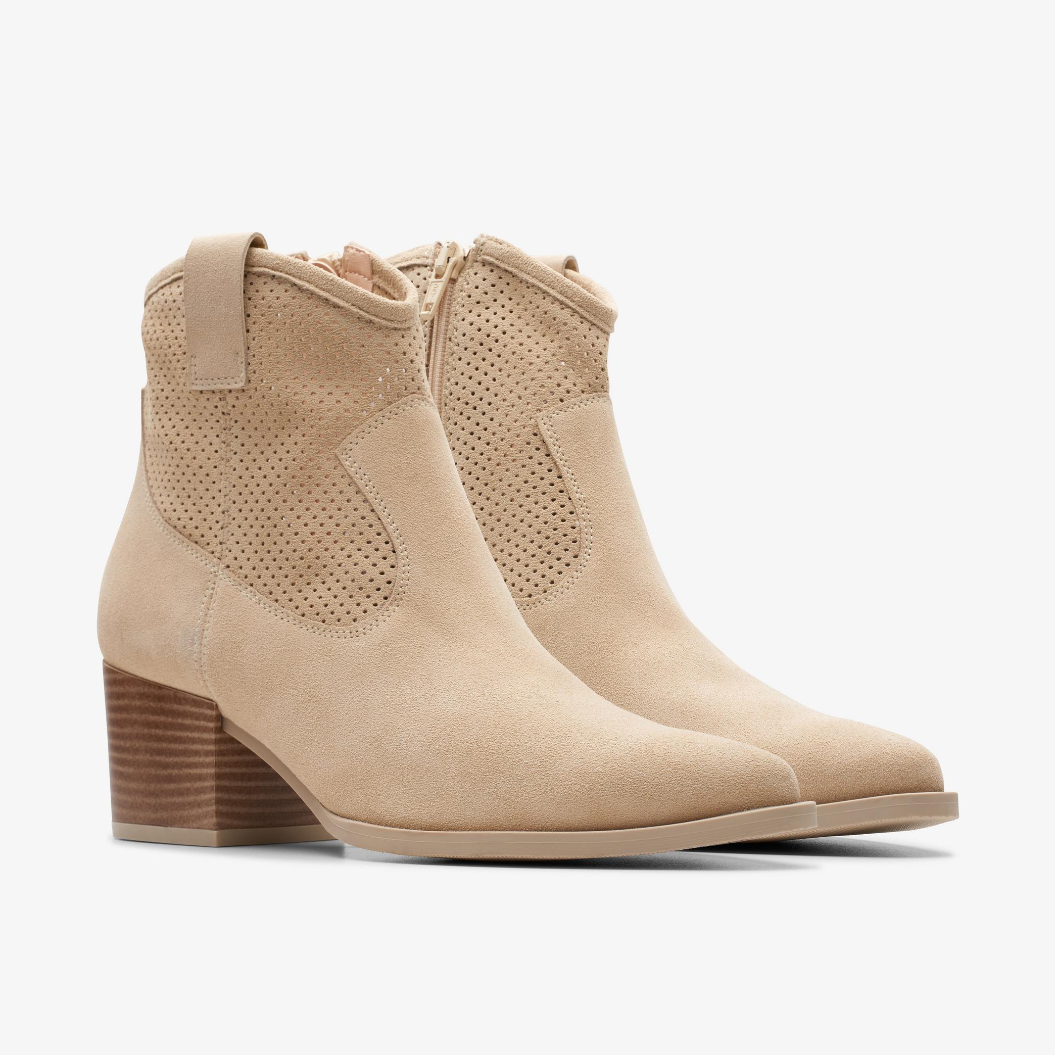 Elder Rae Sand Suede Boots, view 4 of 6