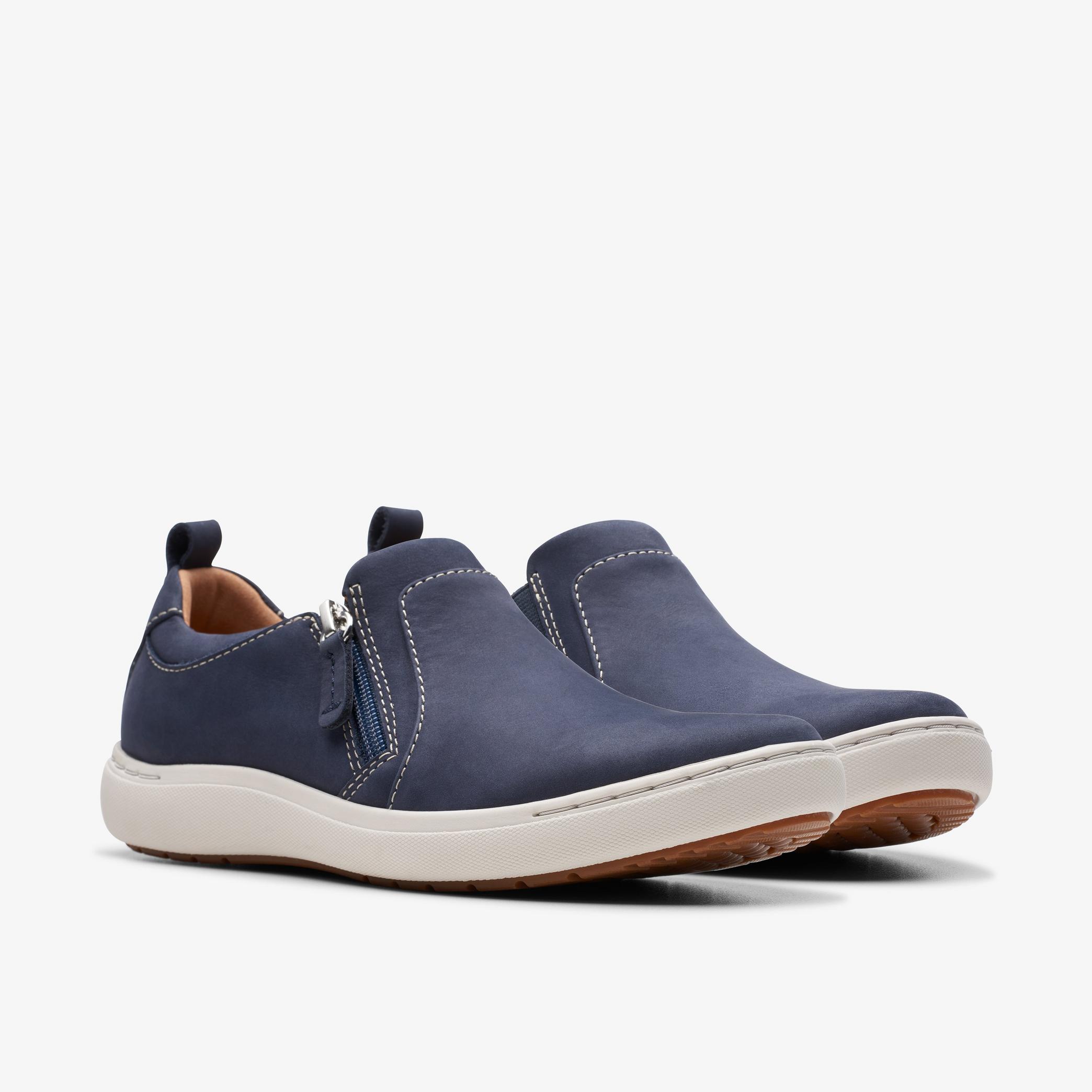 Nalle Lilac Navy Nubuck Sneakers, view 4 of 7