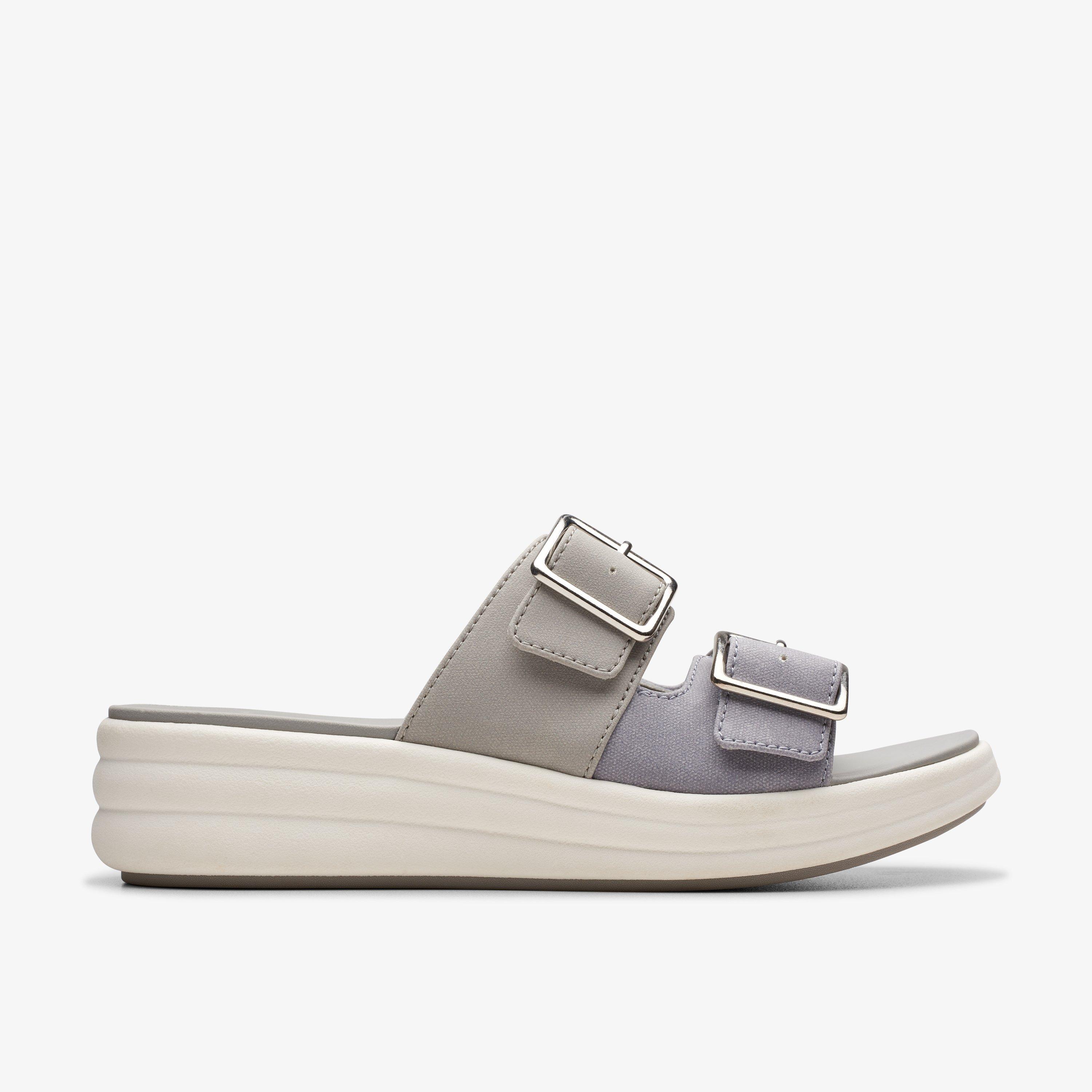 Clarks womens white clearance sandals