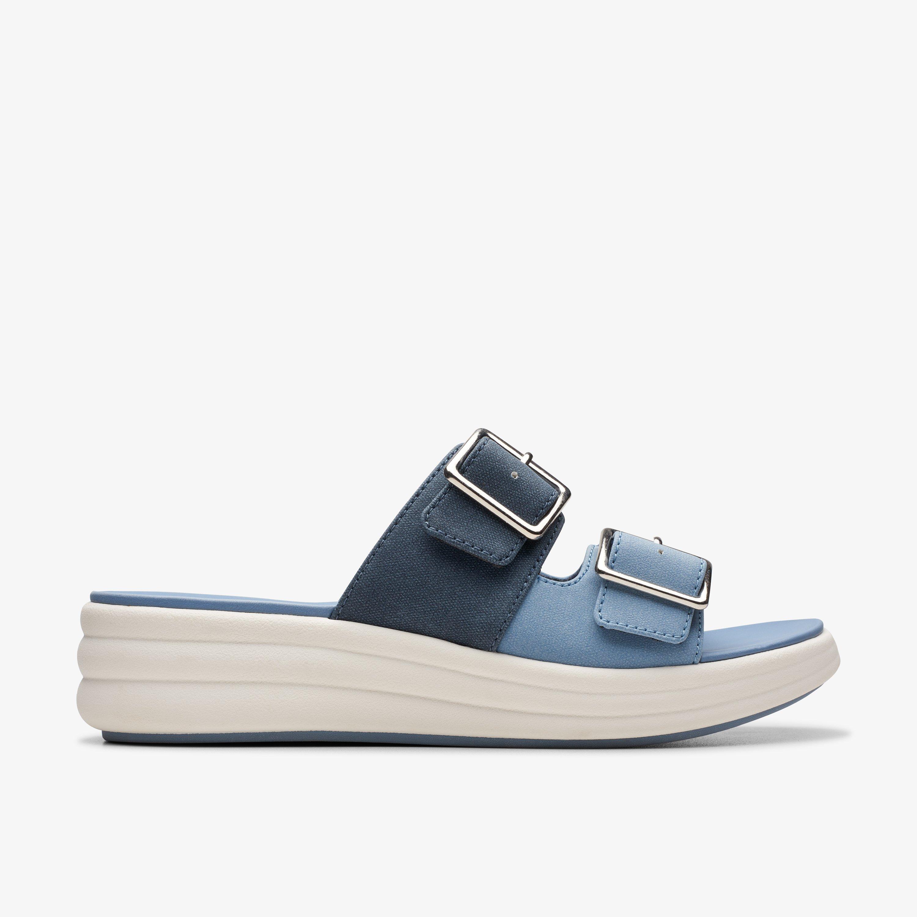 Clarks Drift Buckle In Blue