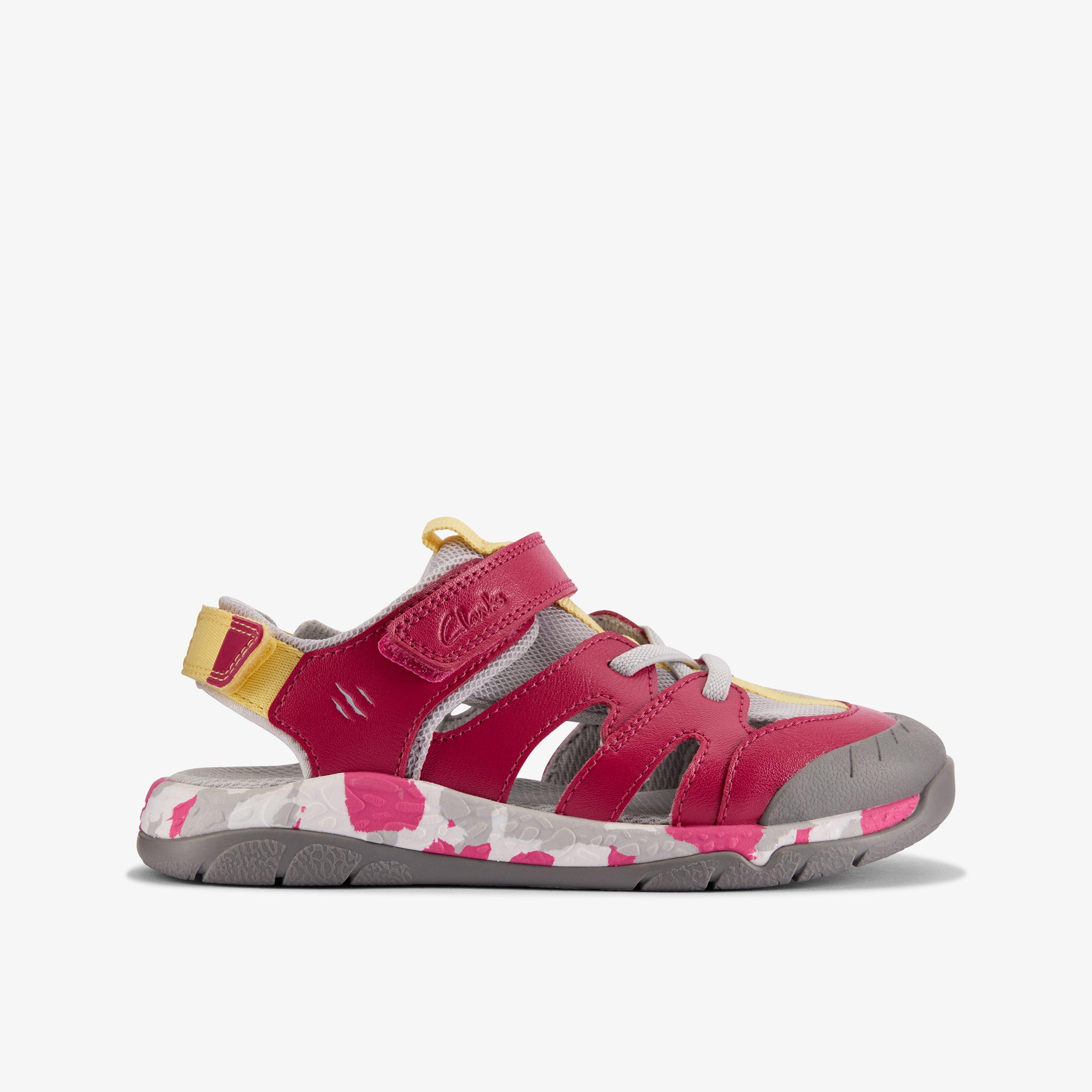 Clarks Steggy Roar Kid In Pink