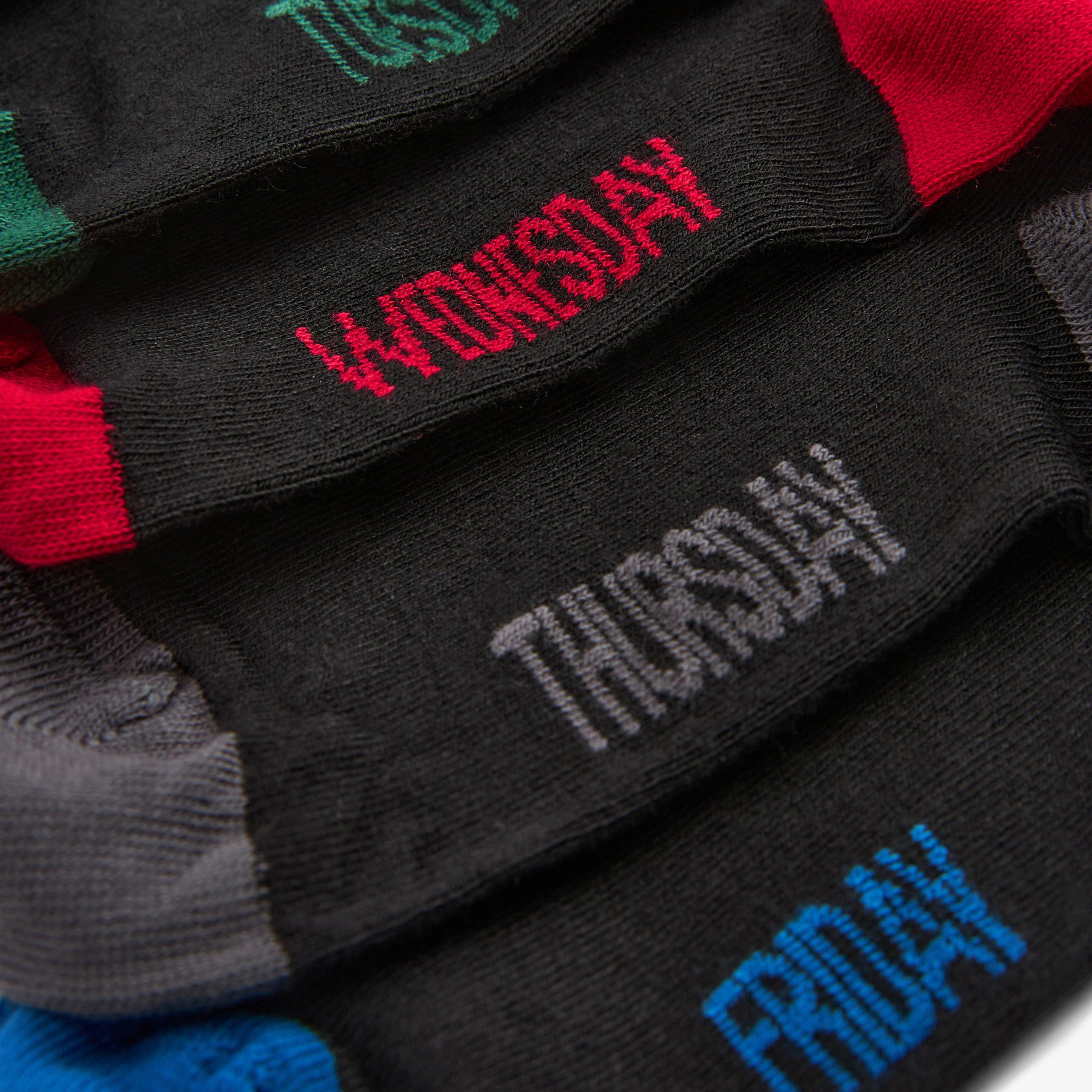 Days of the Week Socks Size 12.5-3.5 Black Socks, view 2 of 7