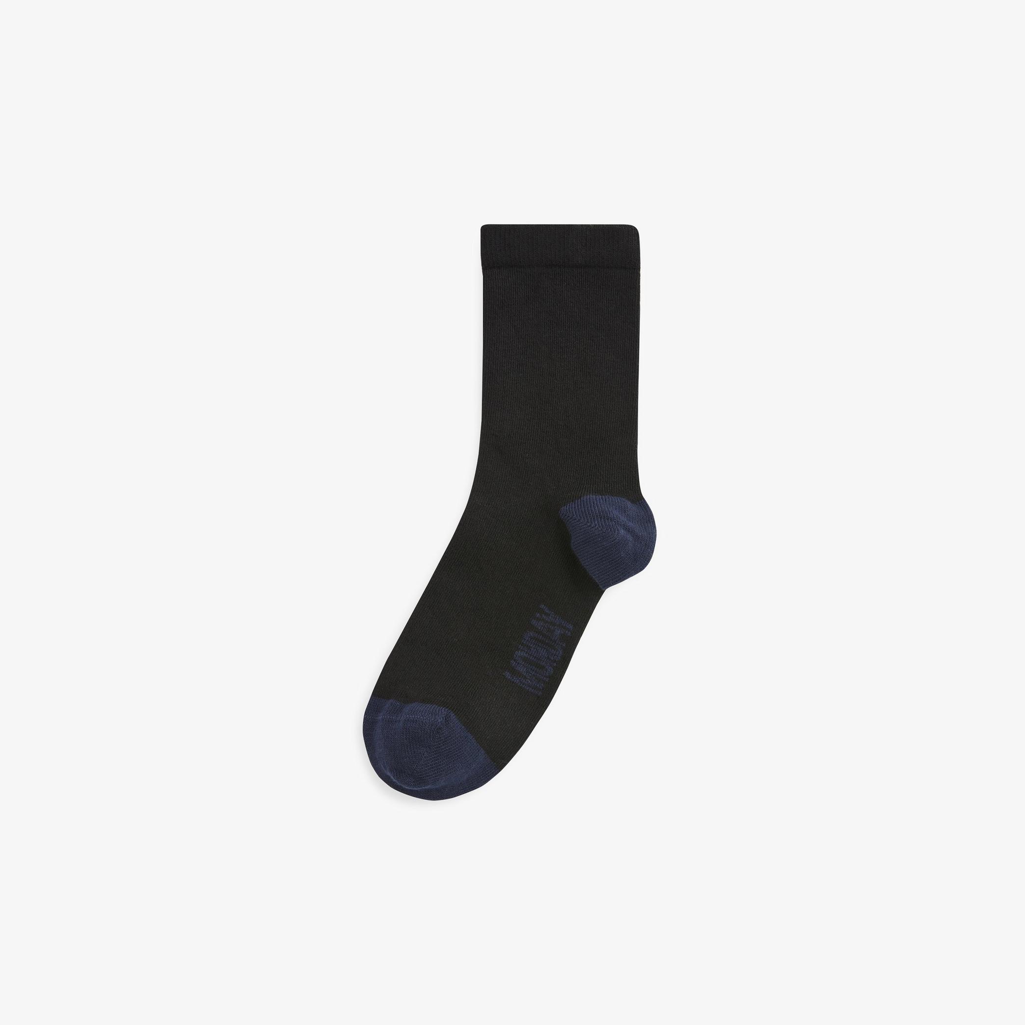 DOTW Sz4-6.5 Black Socks, view 3 of 7