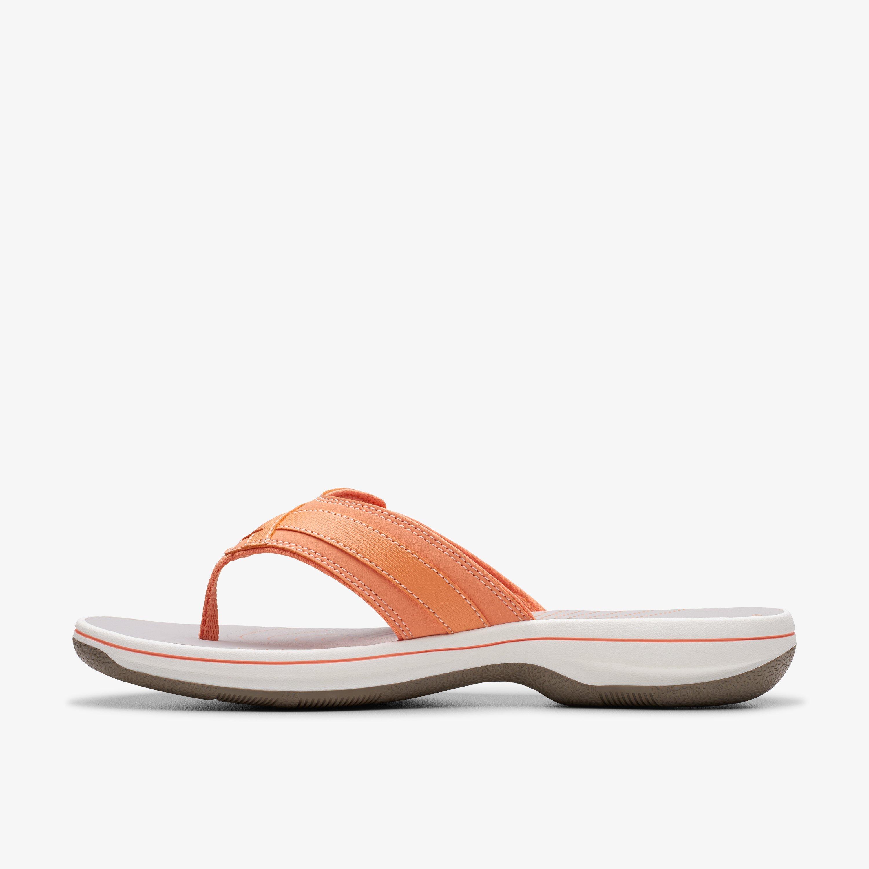 Brinkley Sea Tangerine/Pop Flip Flops, view 2 of 6
