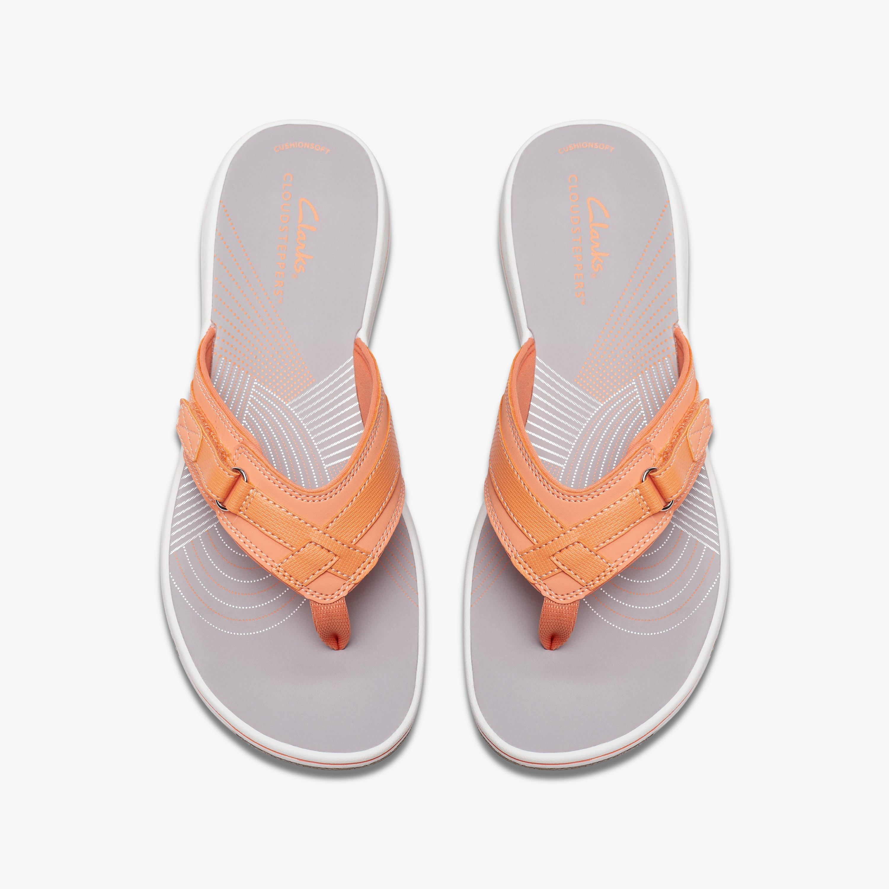 Brinkley Sea Tangerine/Pop Flip Flops, view 6 of 6