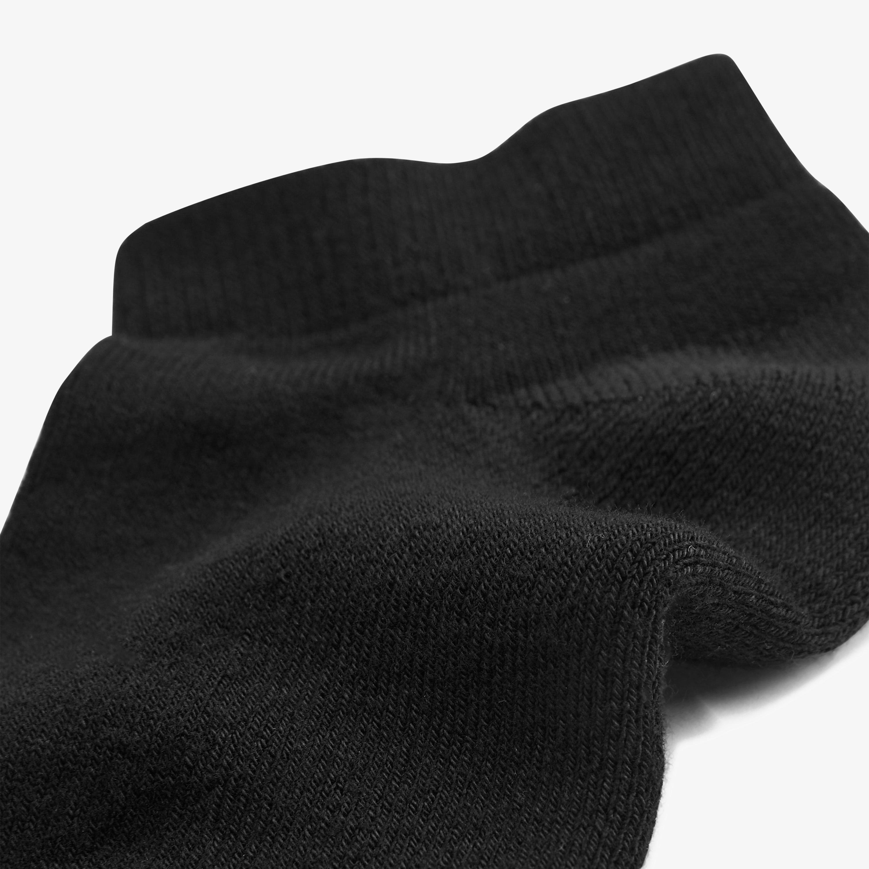 Trainer Socks Junior Size 4-6.5 Black Socks, view 3 of 3