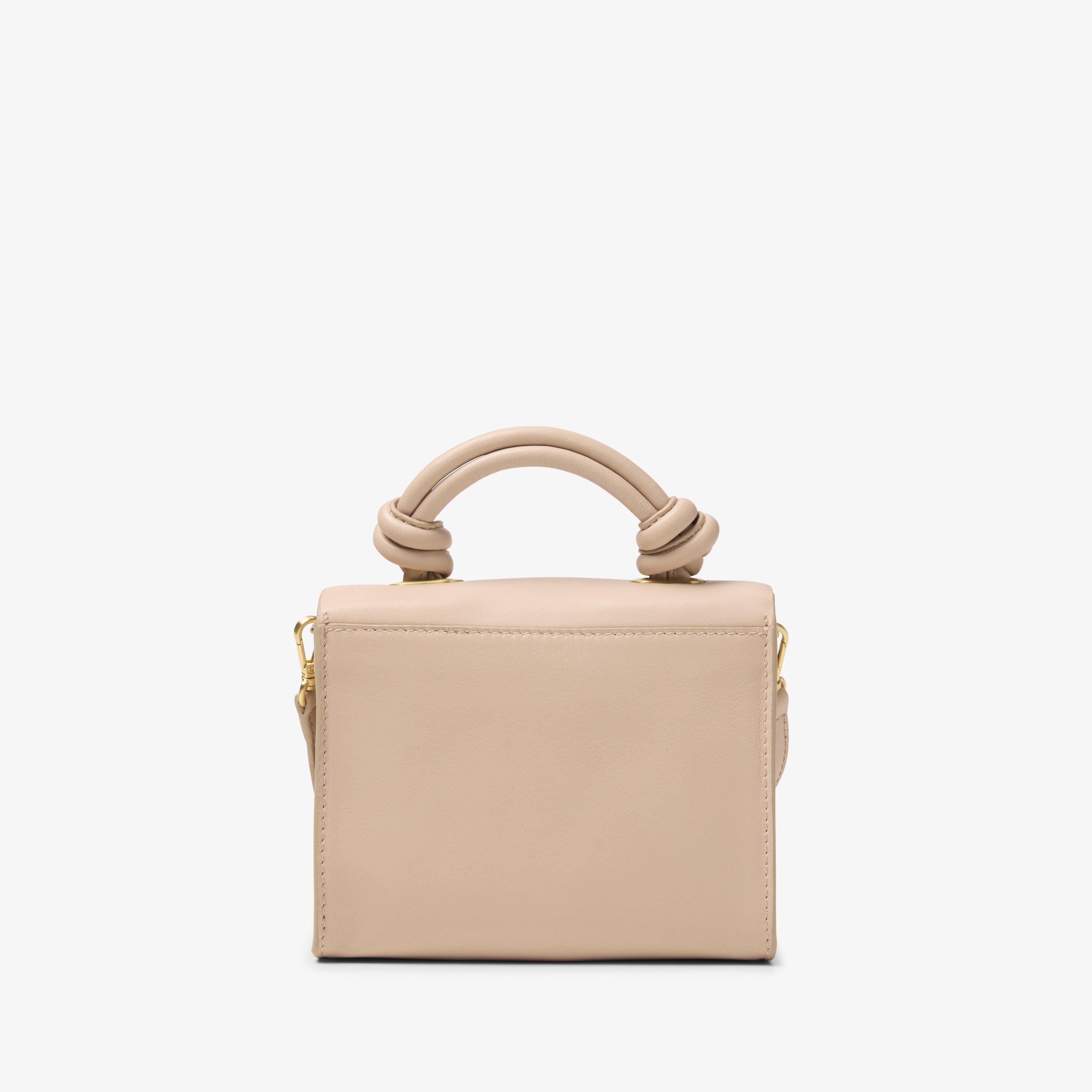 Womens Roslyn Ritzy Sand Leather Across Body Bag | Clarks