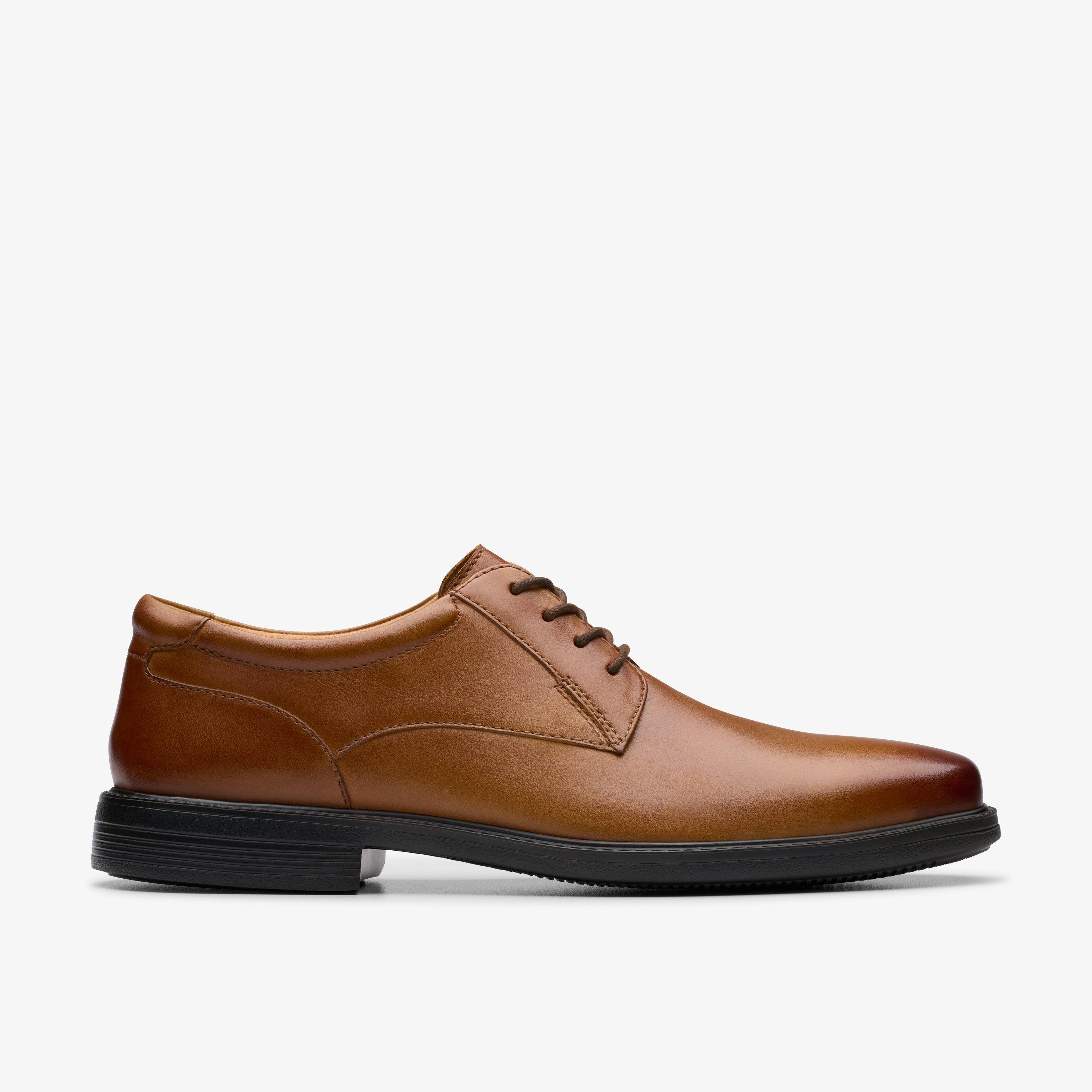 MENS WendellLaceII Tan Leather Derby Shoe | Clarks Outlet