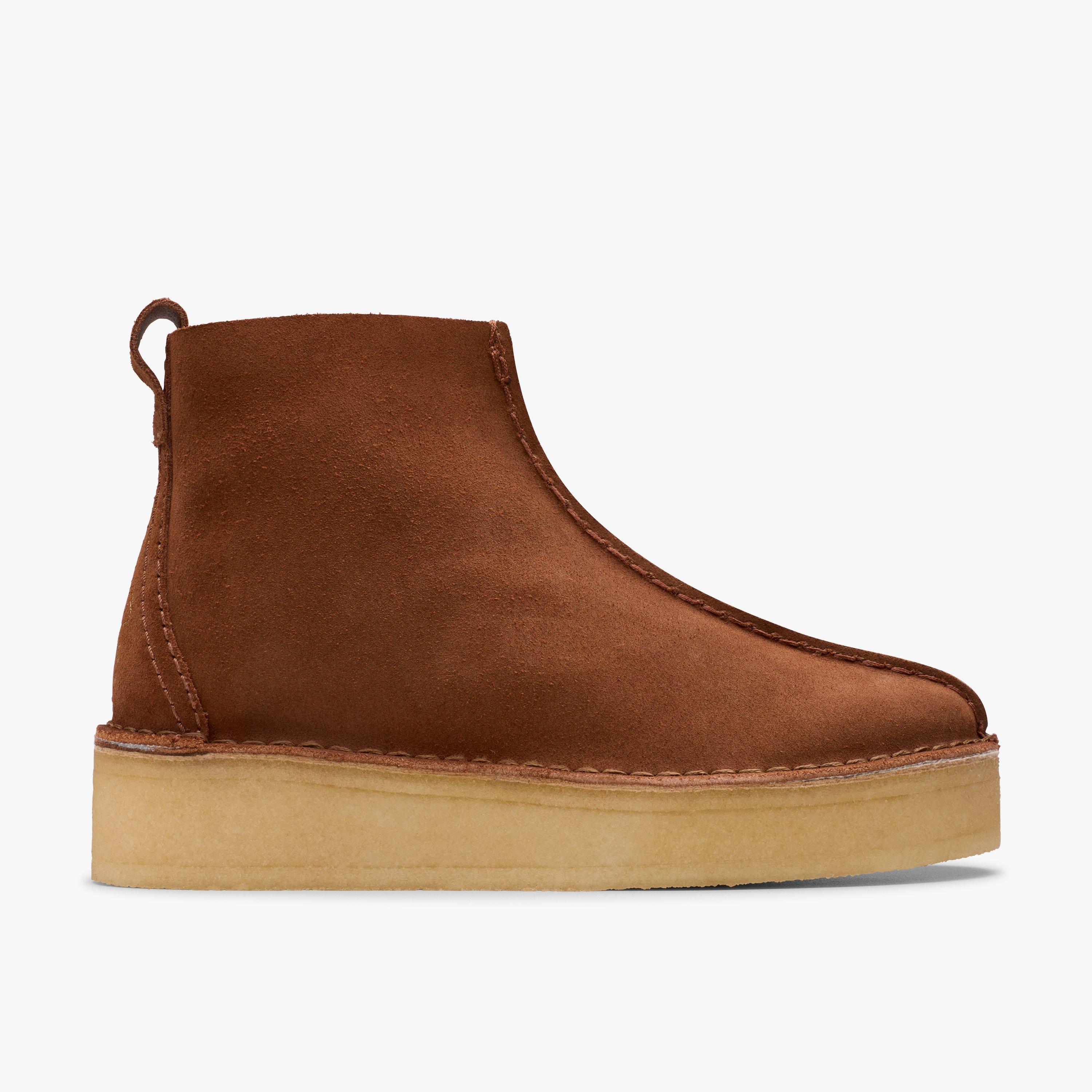 Clarks lace up wedge bootie on sale