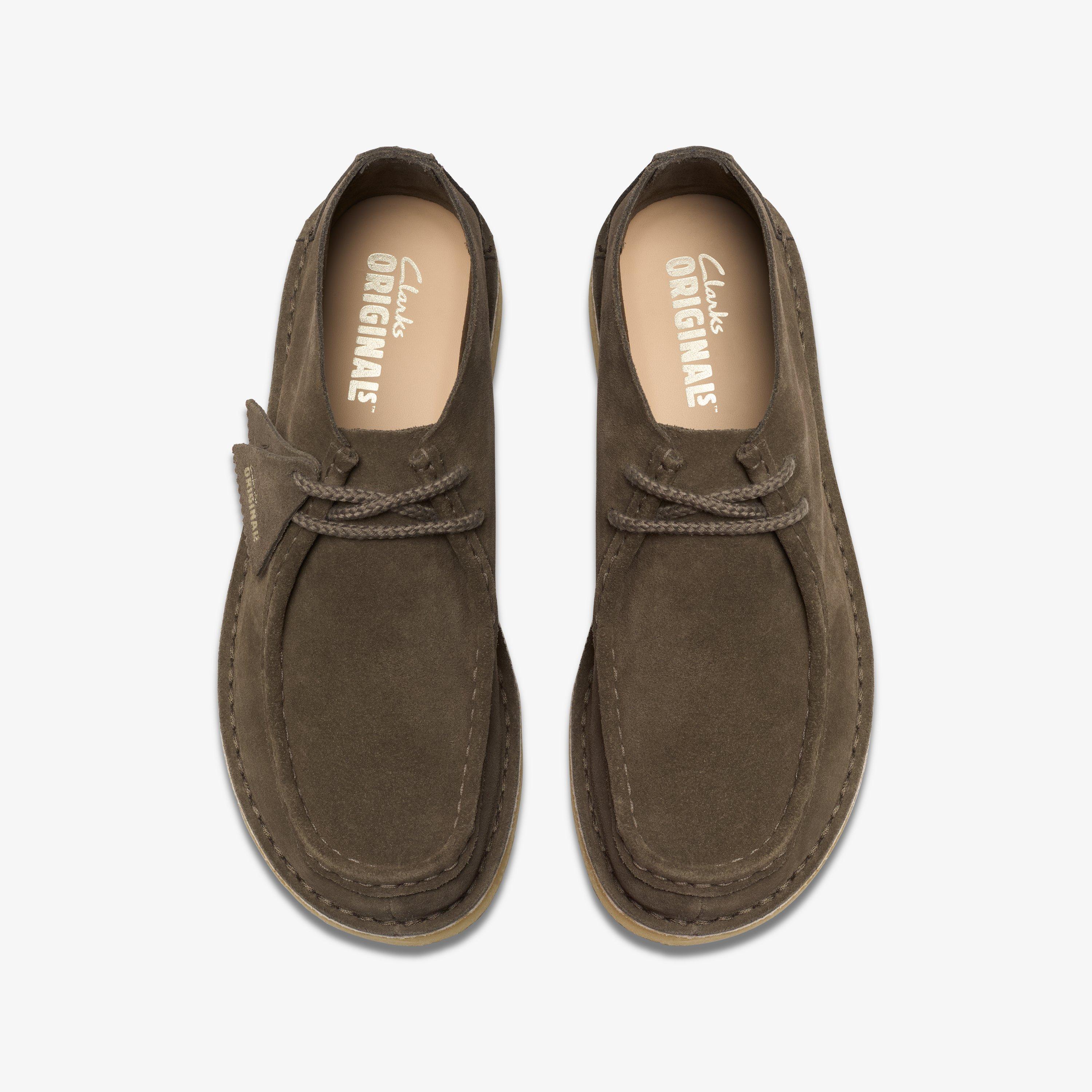 clarks grey desert boots