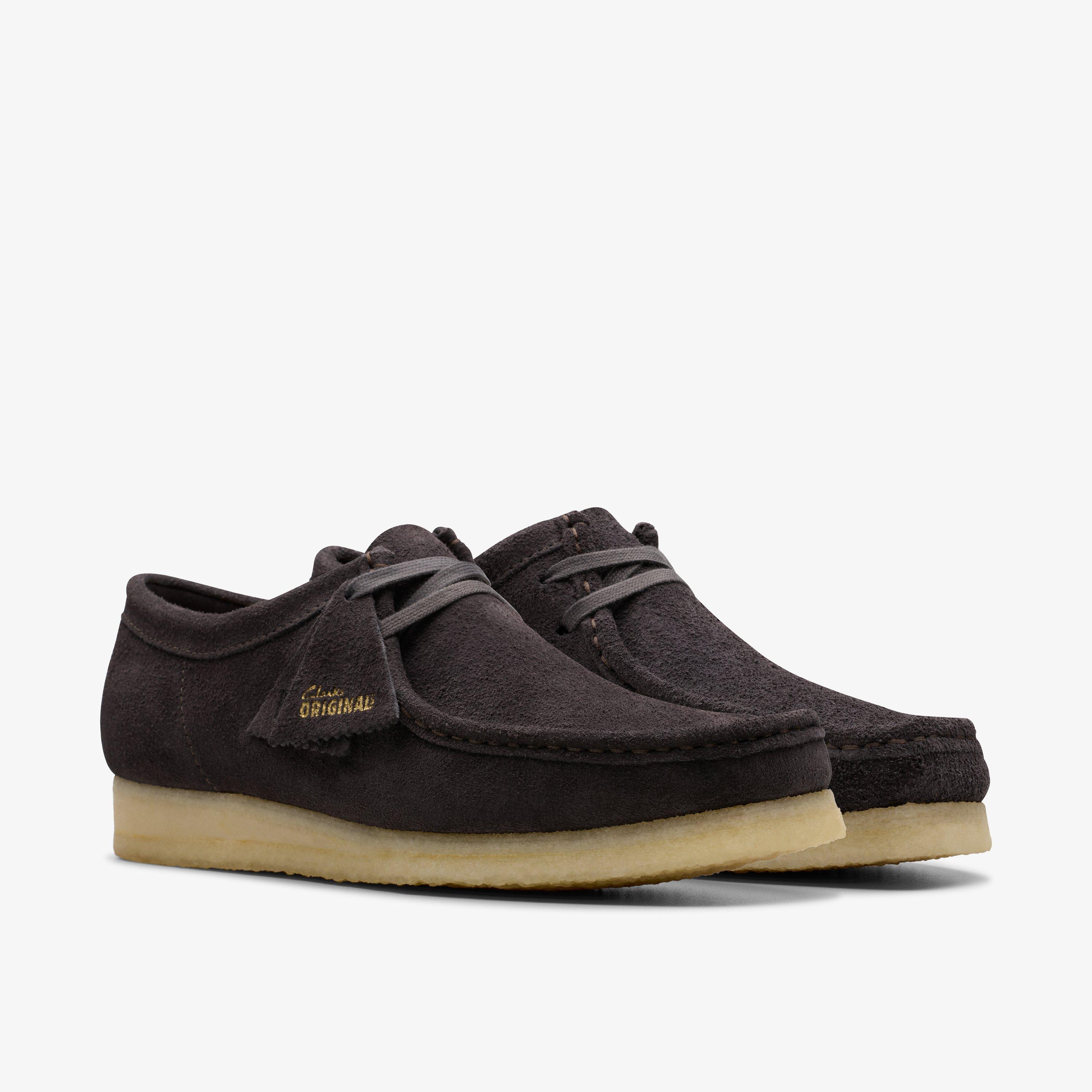 Clarks originals wallabee brown leather online