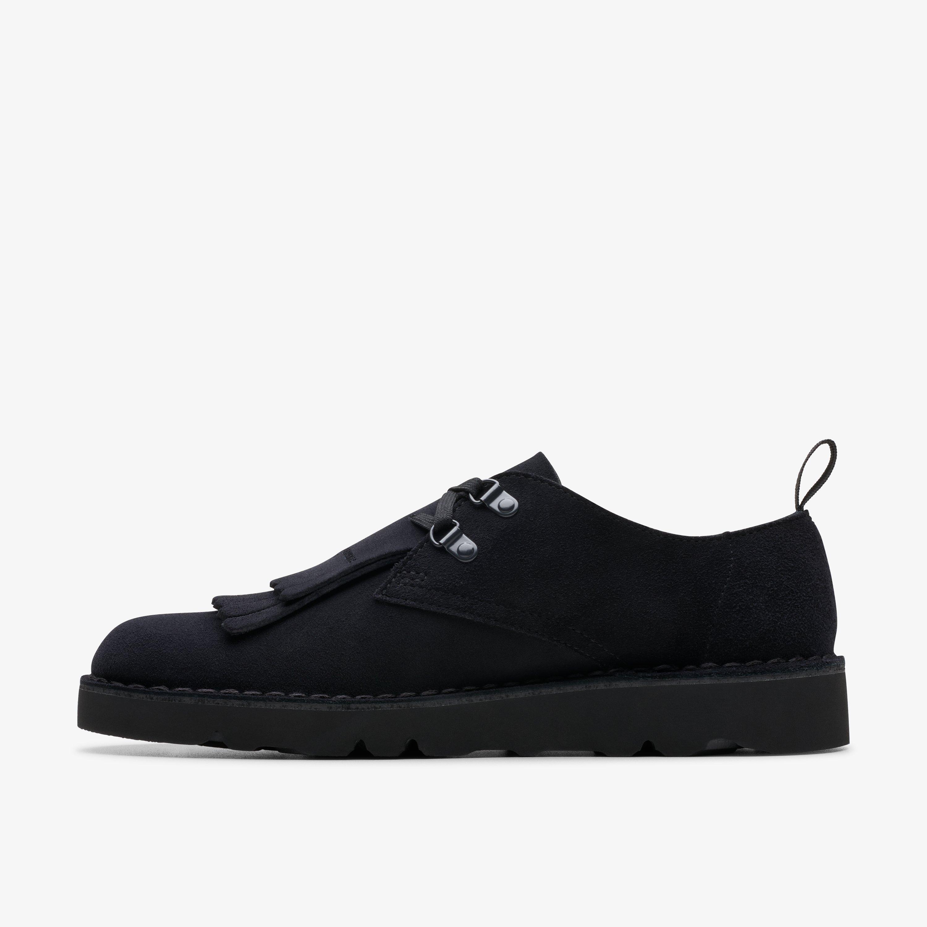 Desert Khan EG Black Moccasins, view 2 of 7