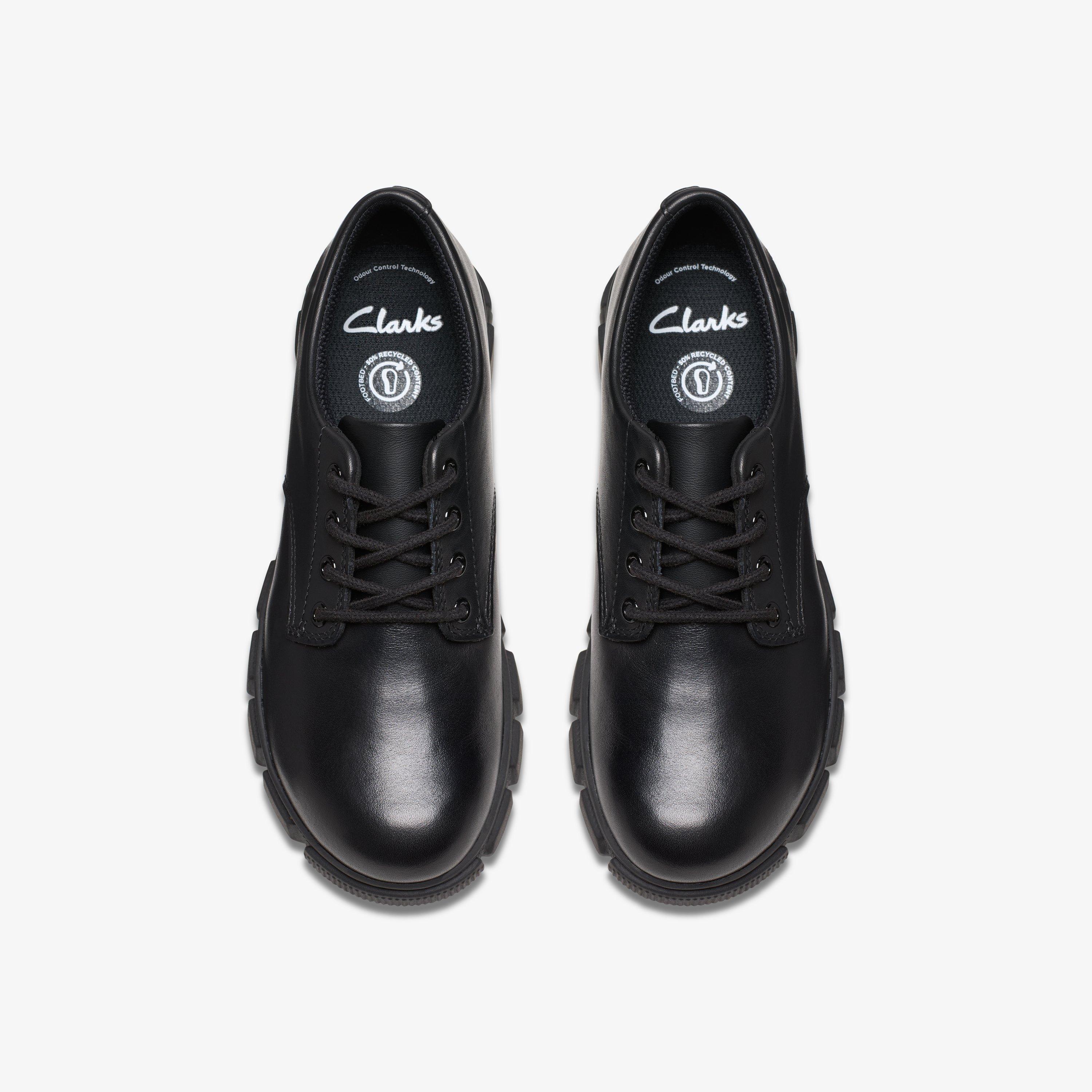 Evyn Lace Kid Black Leather