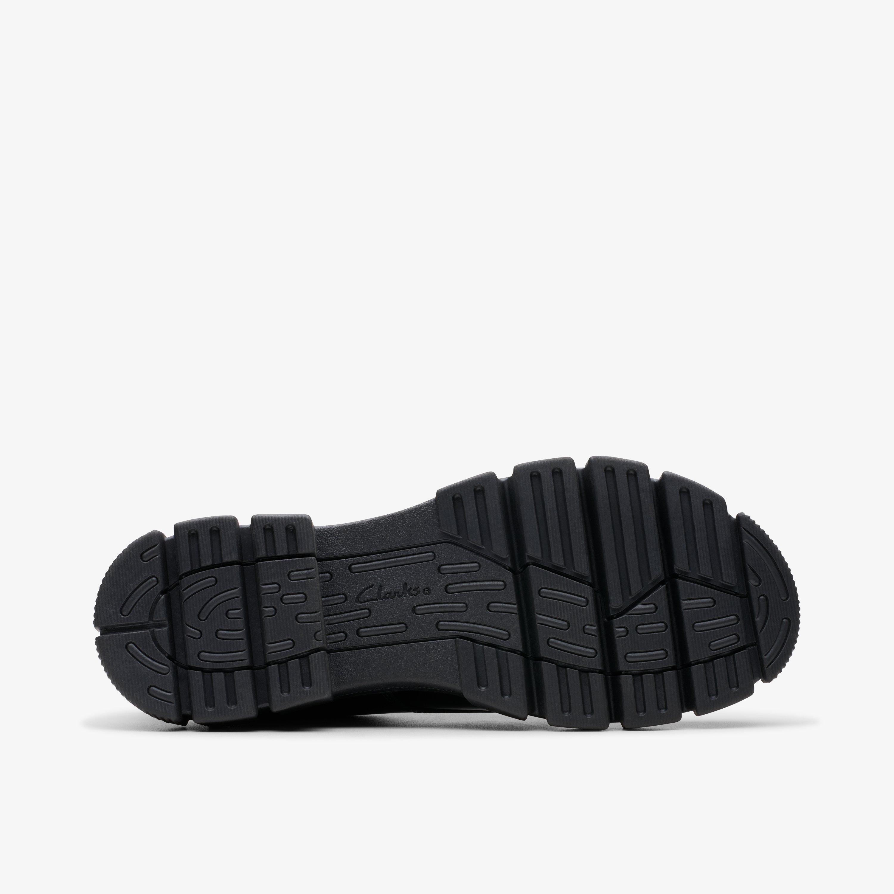 Evyn Lace Youth Black Patent Derby Shoes School Shoes, view 3 of 6