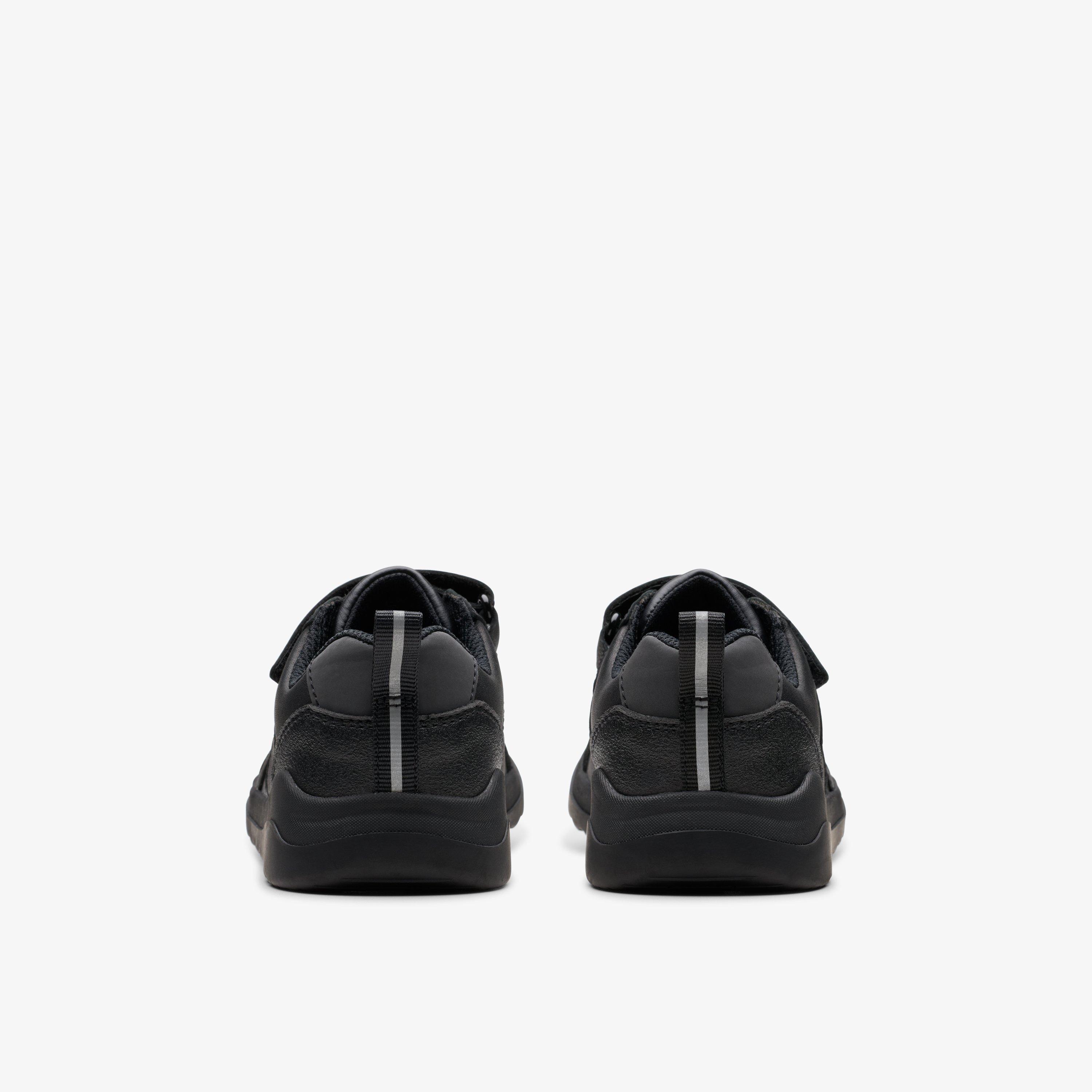 Clarks Daze Bright K, Children and Youth, Black Leather, 28 EU
