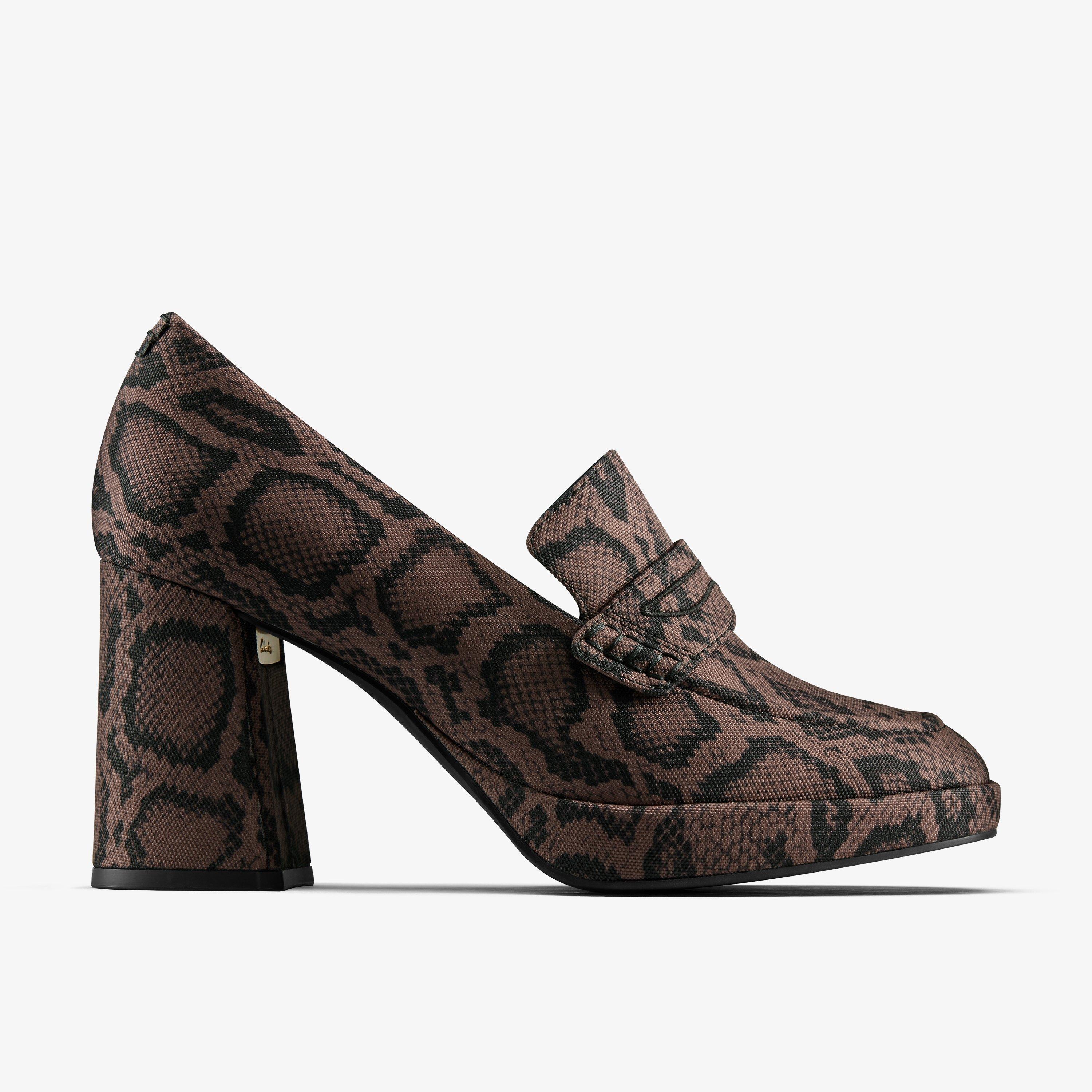 Martine Rose Loafer 2 Brown Textile Loafers Slip Ons High Heels, view 1 of 6