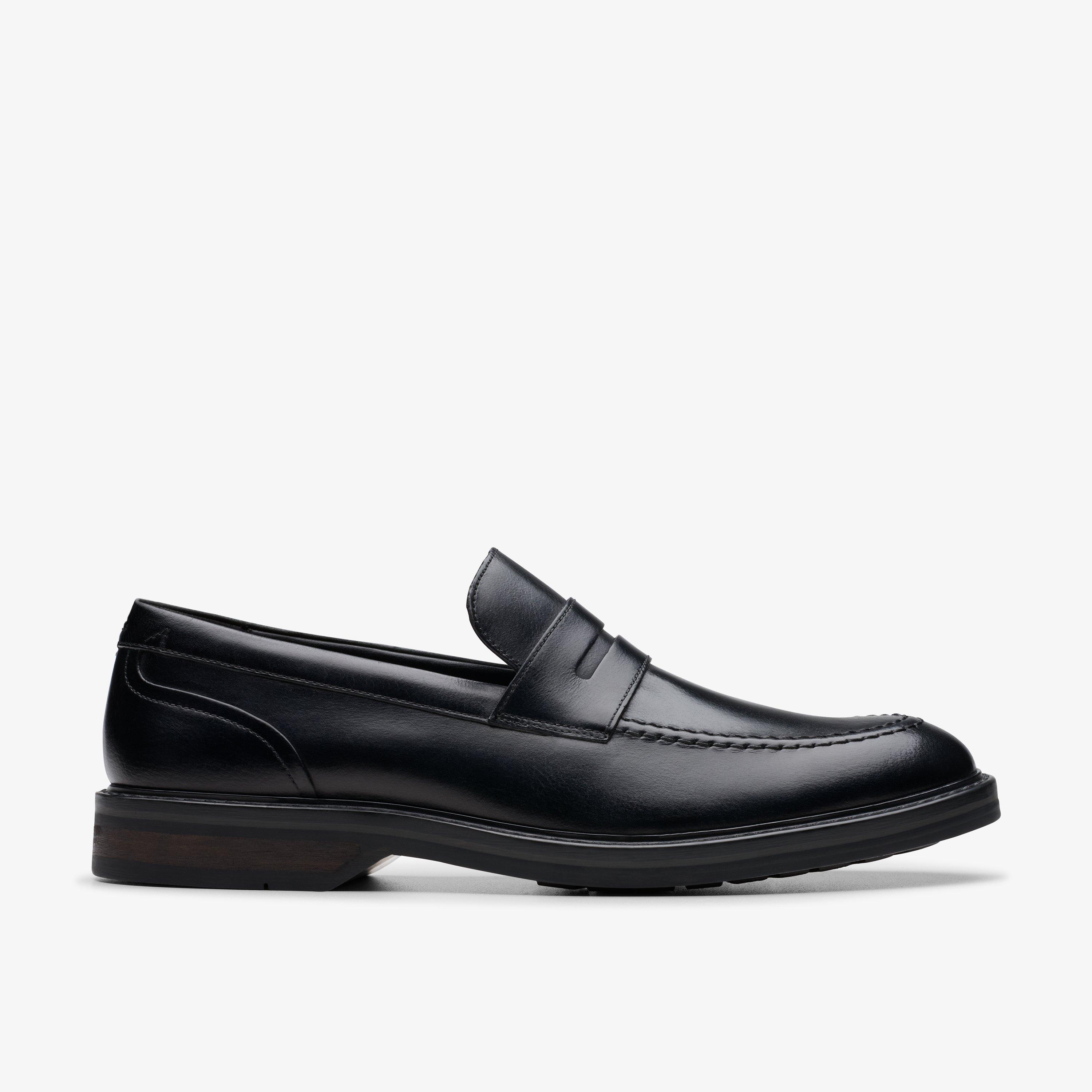 Clarks leather loafers hotsell