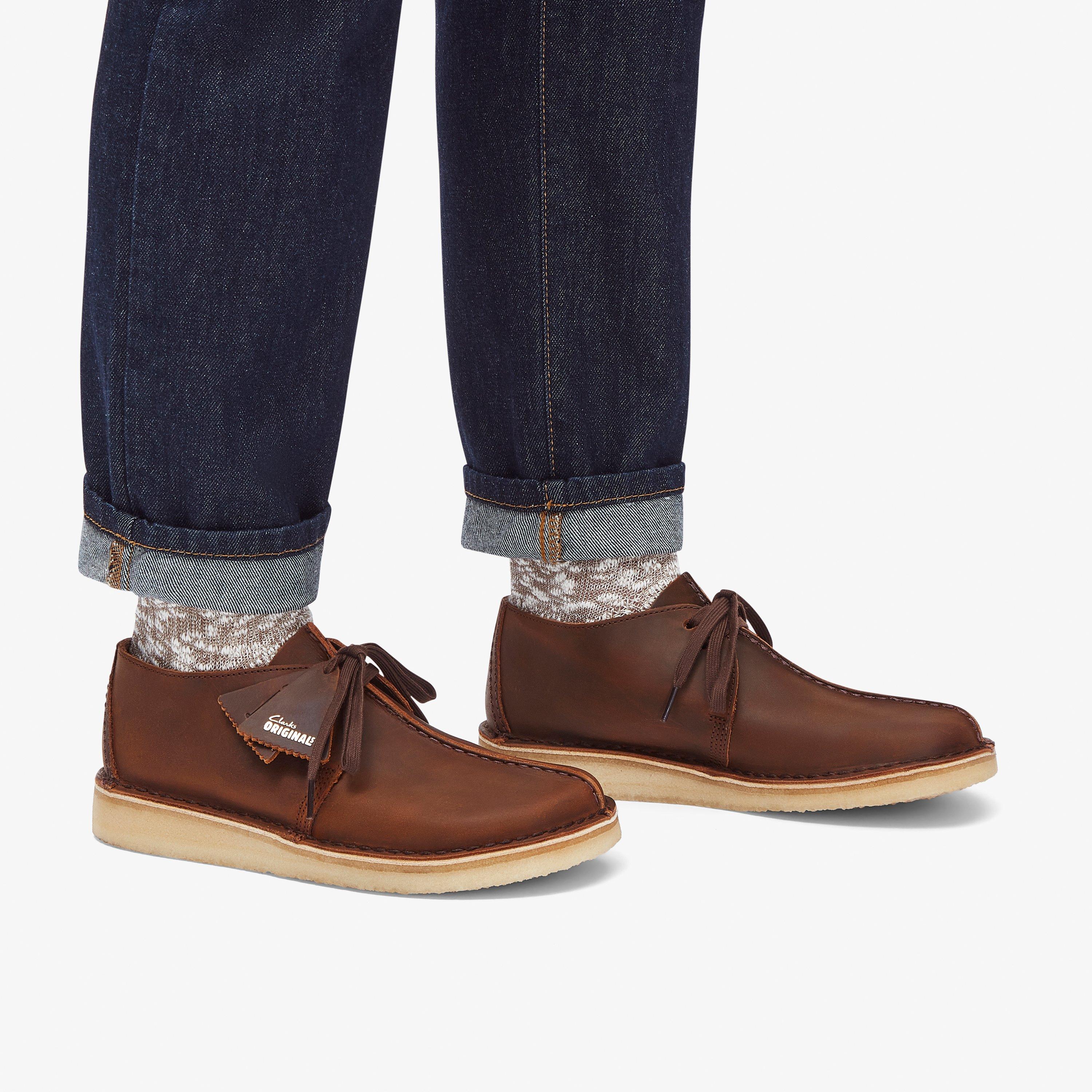 Hiking in clarks desert boots online