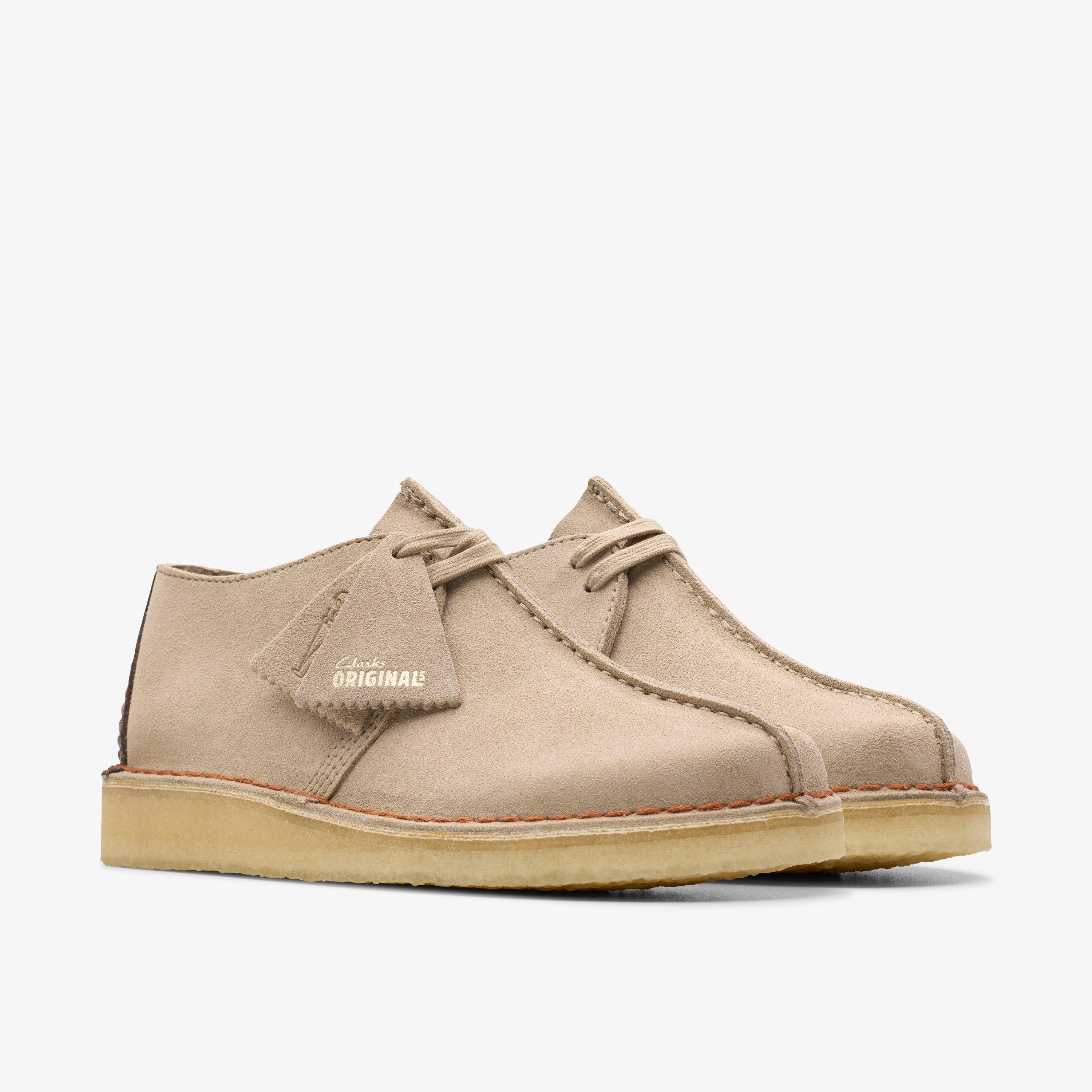 Mens Desert Trek Sand Suede Shoes | Clarks US