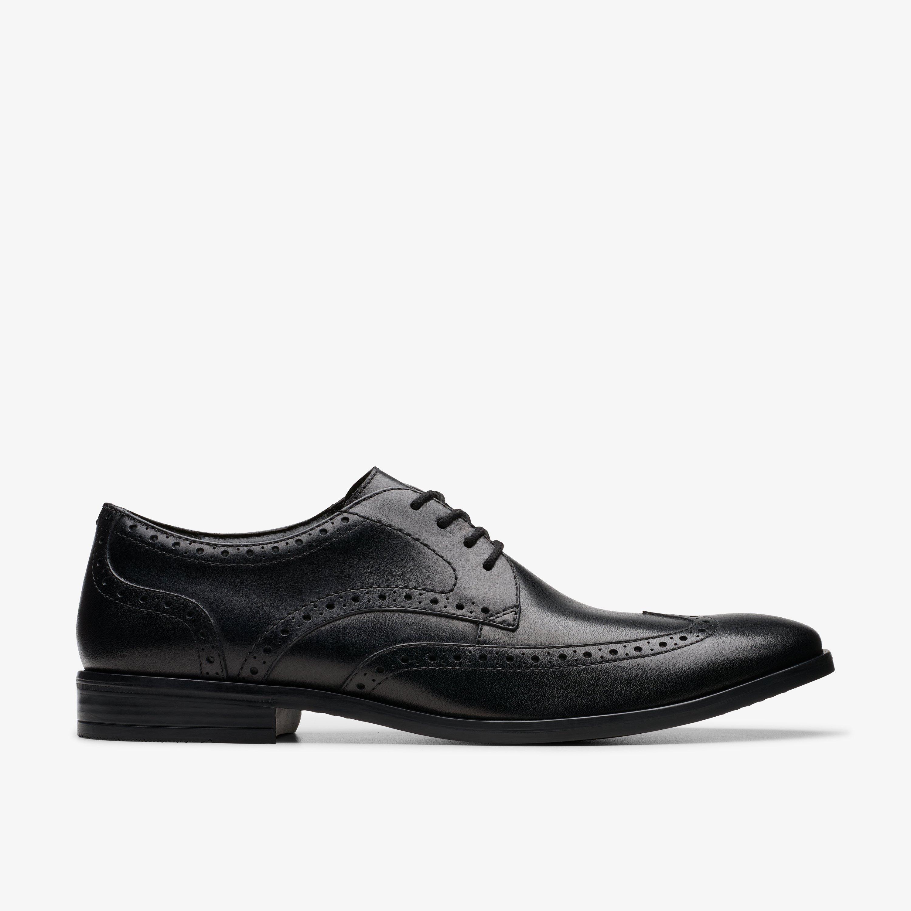 Clarks navy brogues online