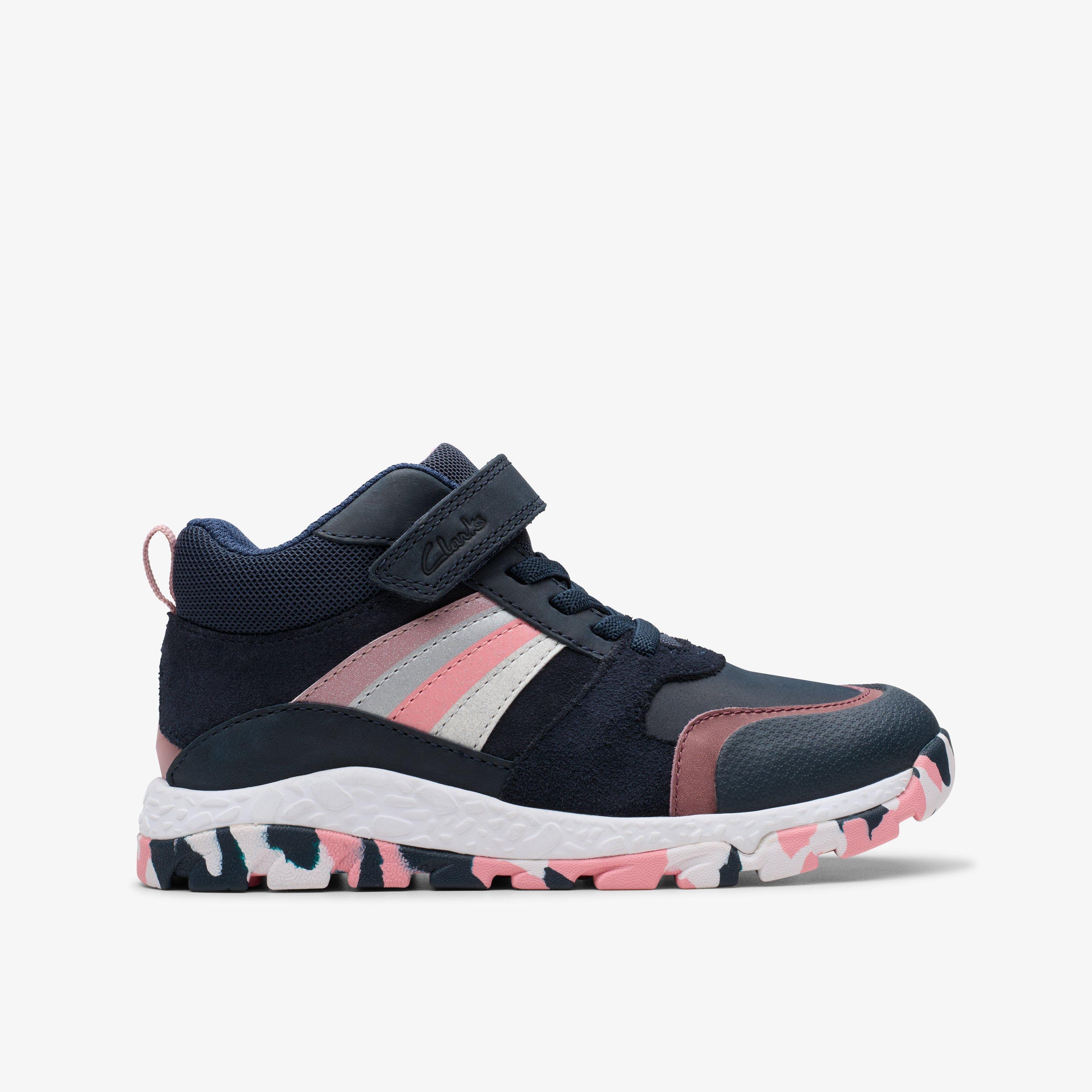 Tidal 2 Glow Kid Navy Multicolour Ankle Boots, view 1 of 7