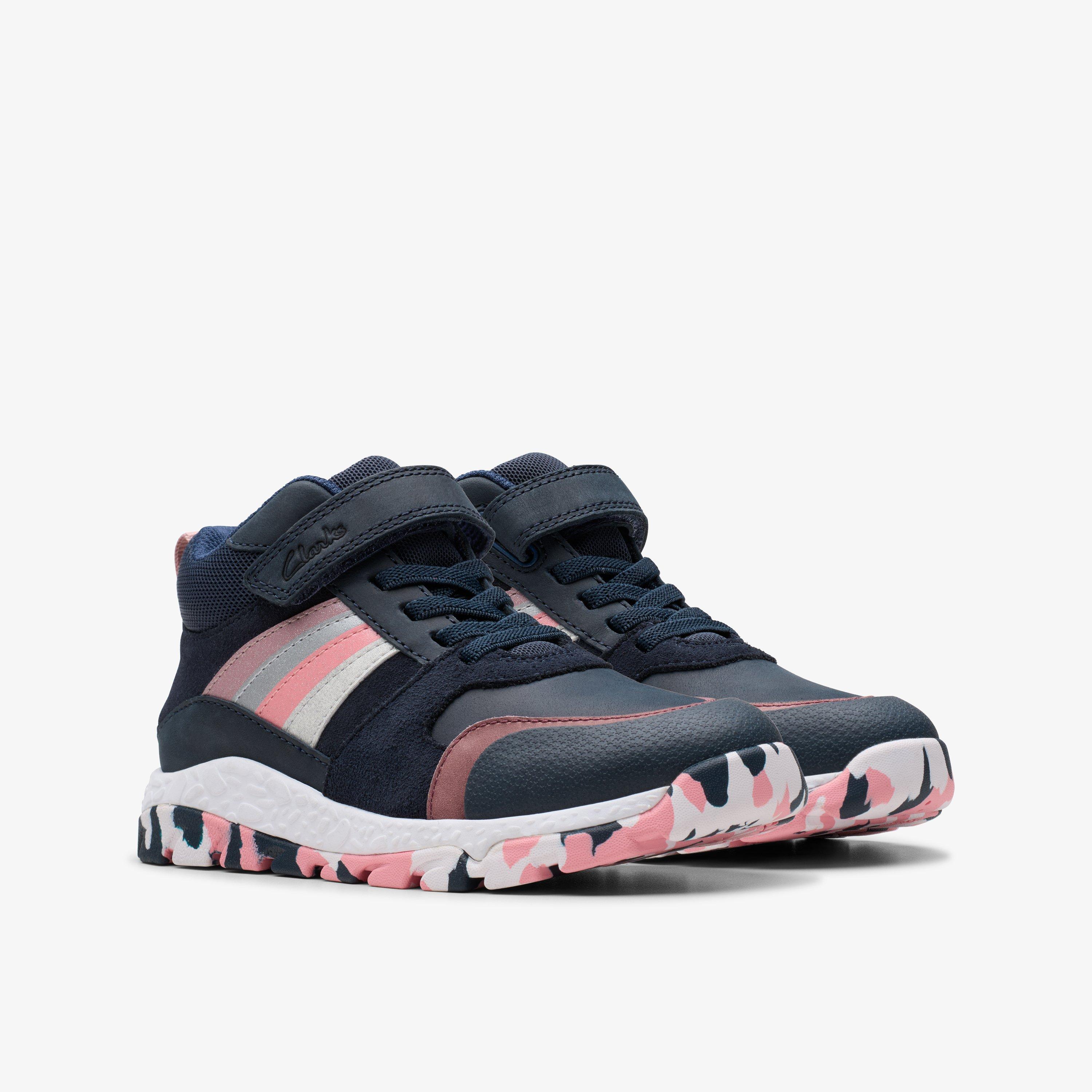 Tidal 2 Glow Kid Navy Multicolour Ankle Boots, view 4 of 7