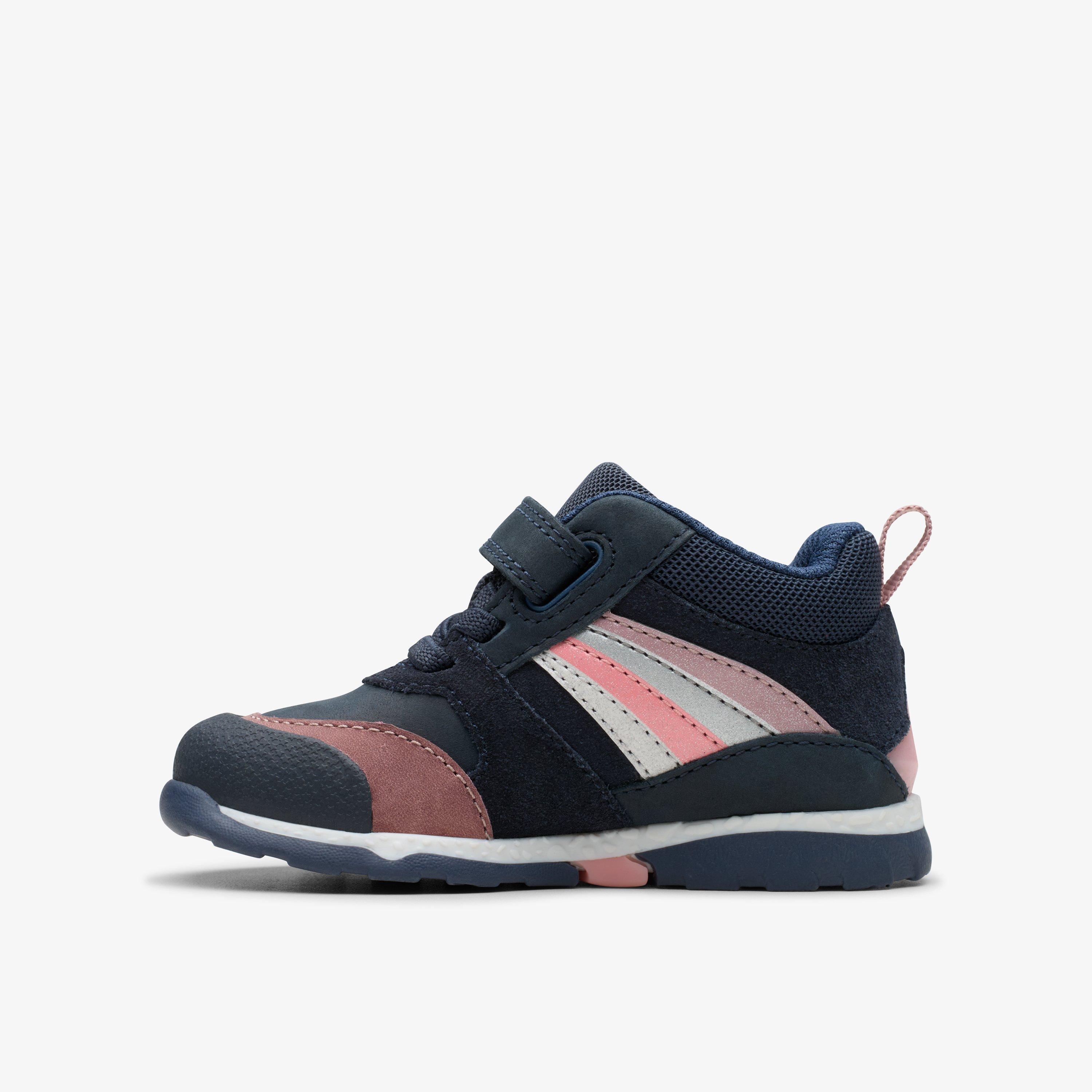 Tidal 2 Glow Toddler Navy/Multicolour Ankle Boots, view 2 of 7